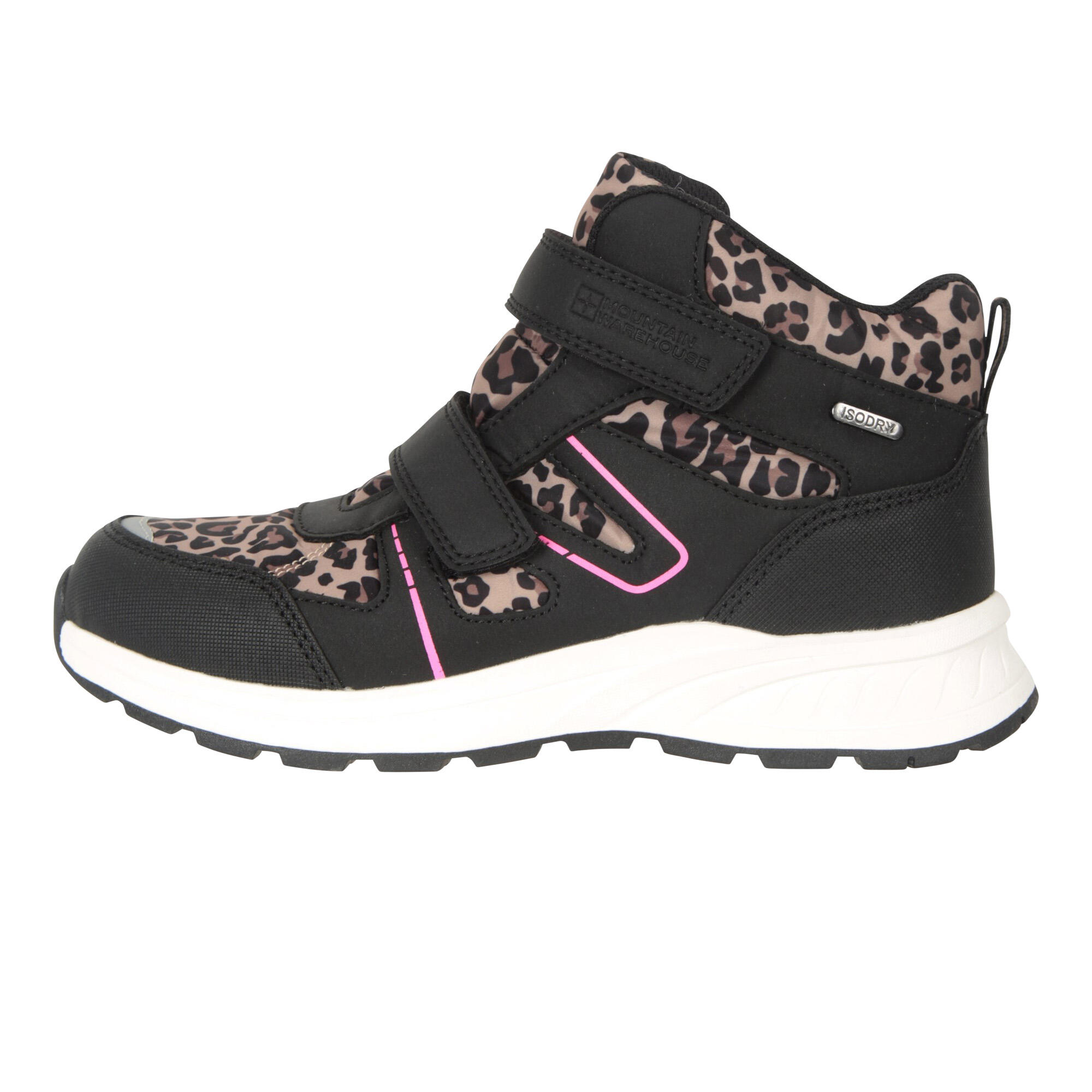 Wanderstiefel "Jupiter Adaptive", LeoMuster Kinder Schwarz/Pink 3/6