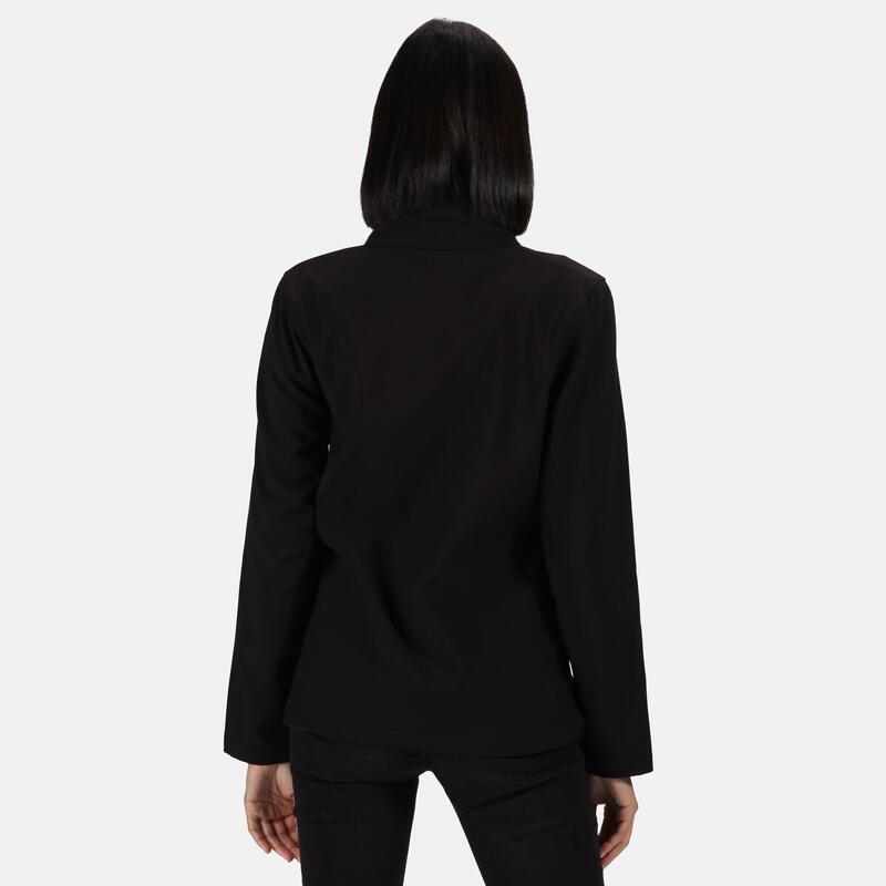 Veste Softshell Femme (Noir/rouge)