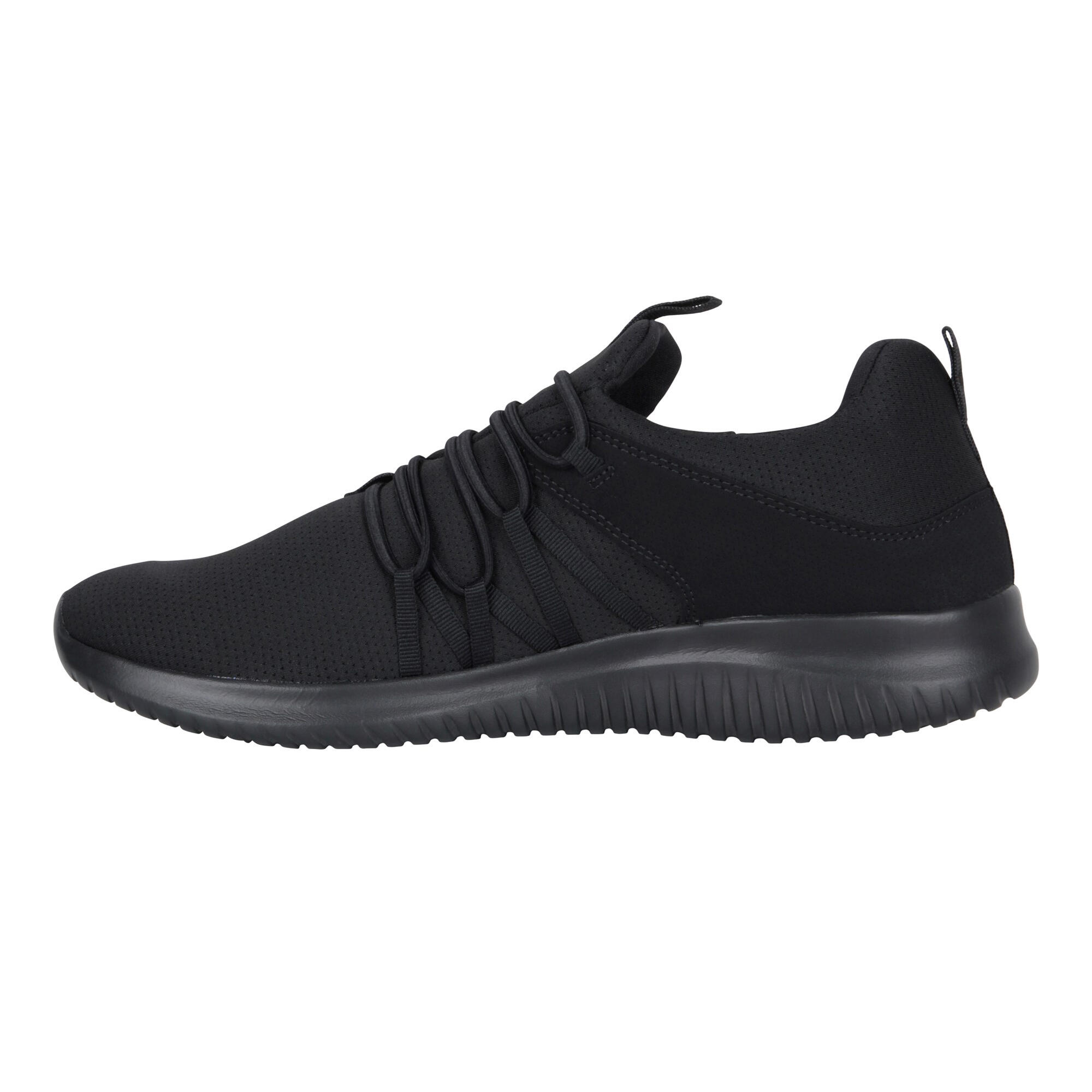 Mens Swift Lightweight Trainers (Black) 3/4