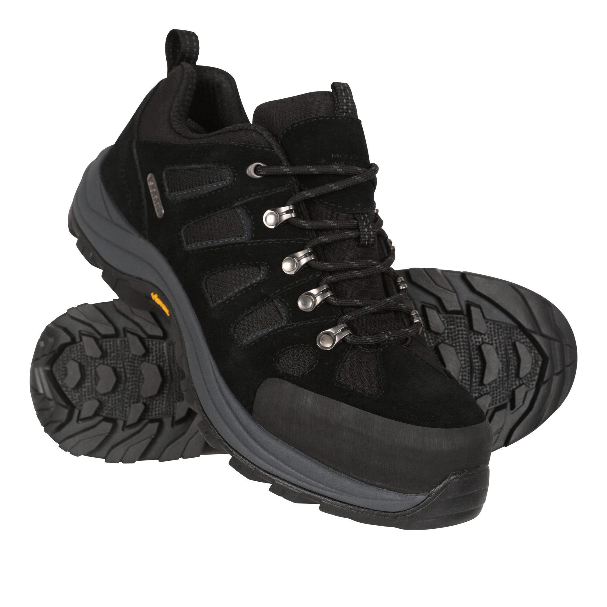 MOUNTAIN WAREHOUSE Scarpe Da Passeggio Vibram Uomo Mountain Warehouse Vertex Extreme Nero Corvino