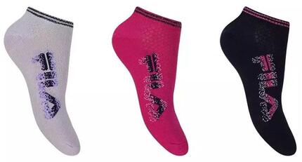 Fila 3-pack W Sneaker Chaussettes Fleur 35-38