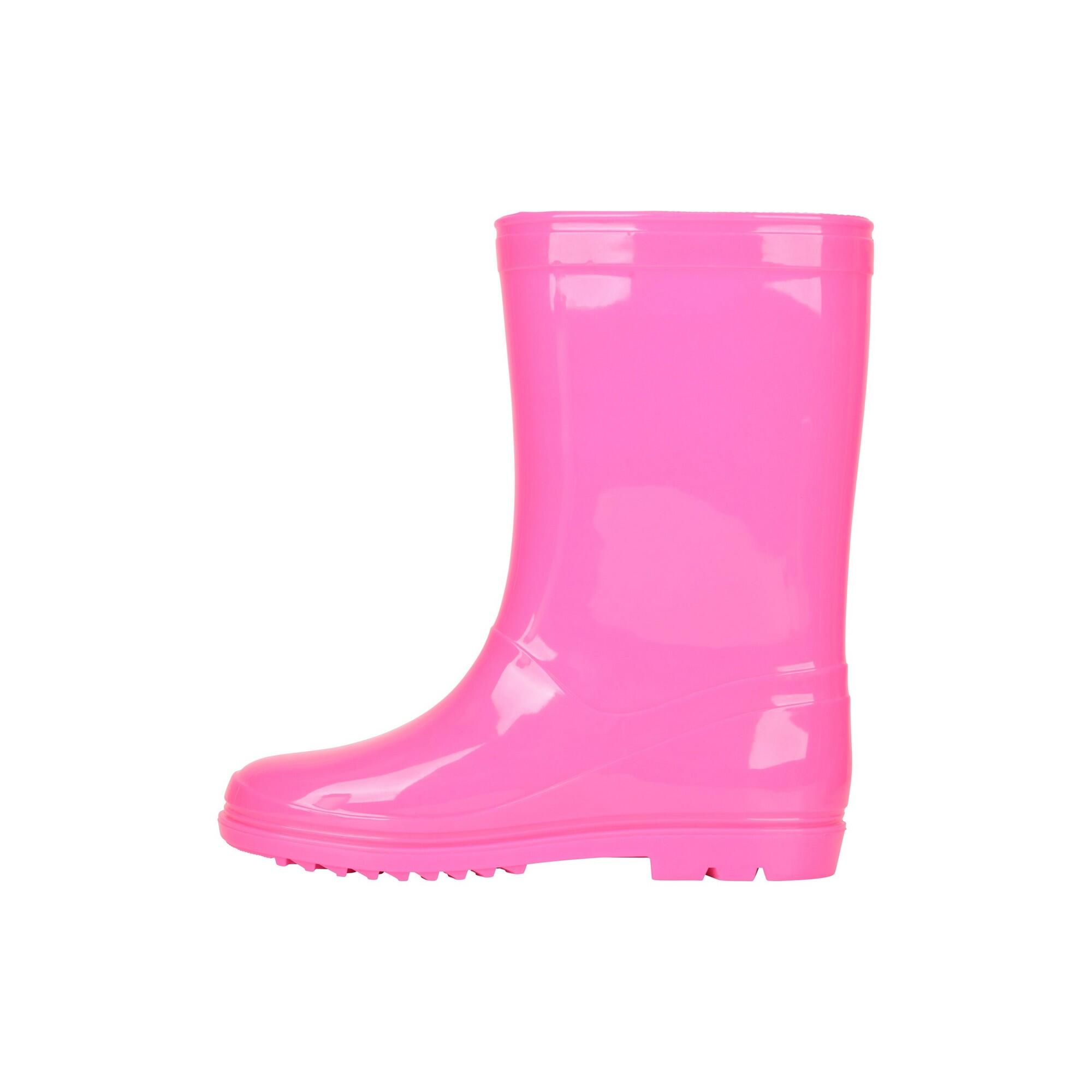 Bottes De Pluie Enfant (Rose Vif) 3/4