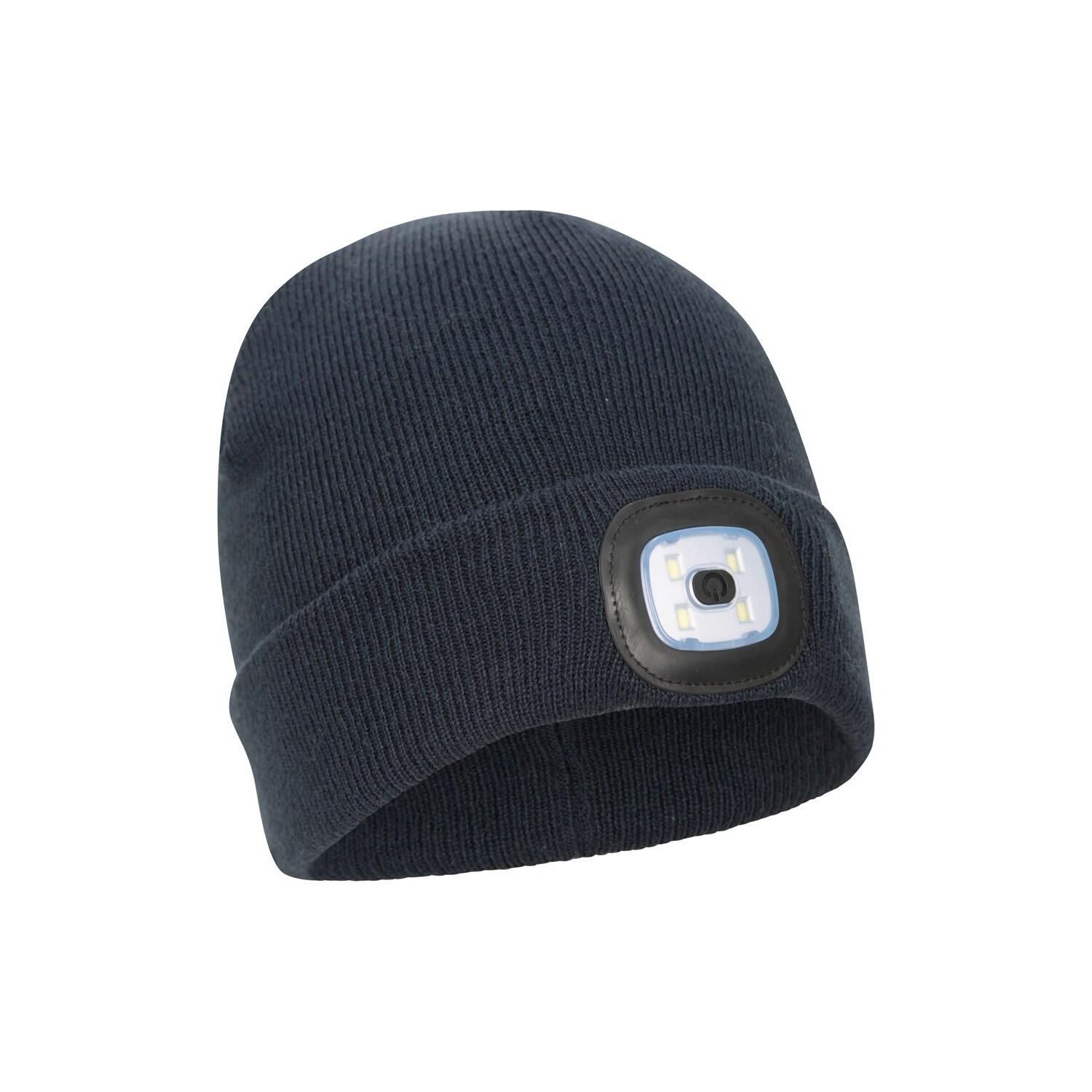 Cappello Berretto Con Luce Bambini Mountain Warehouse Highlands Blu Navy 4/4