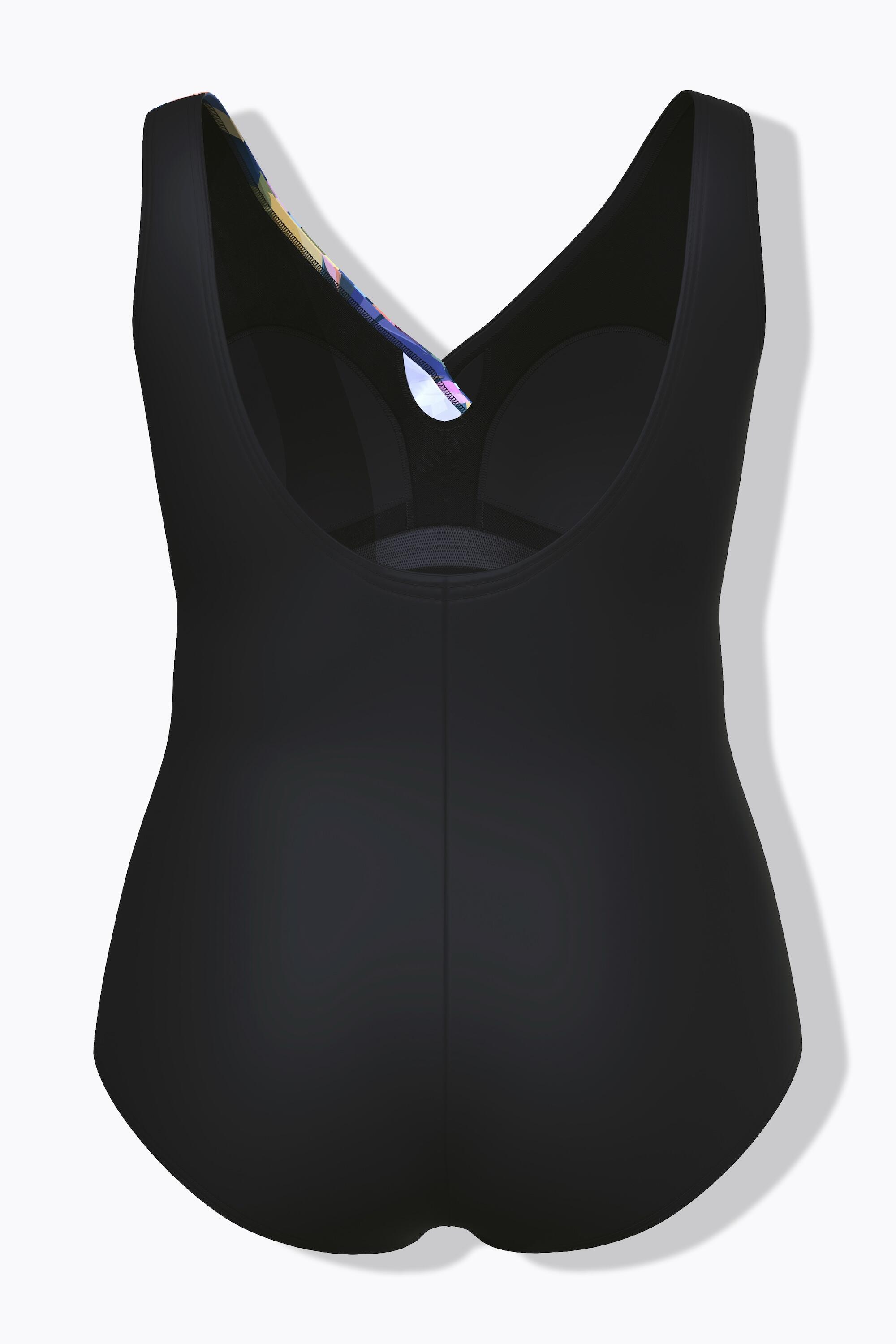 Femme Maillot de bain à bonnets souples effet drapé et motif feuilles 7/7