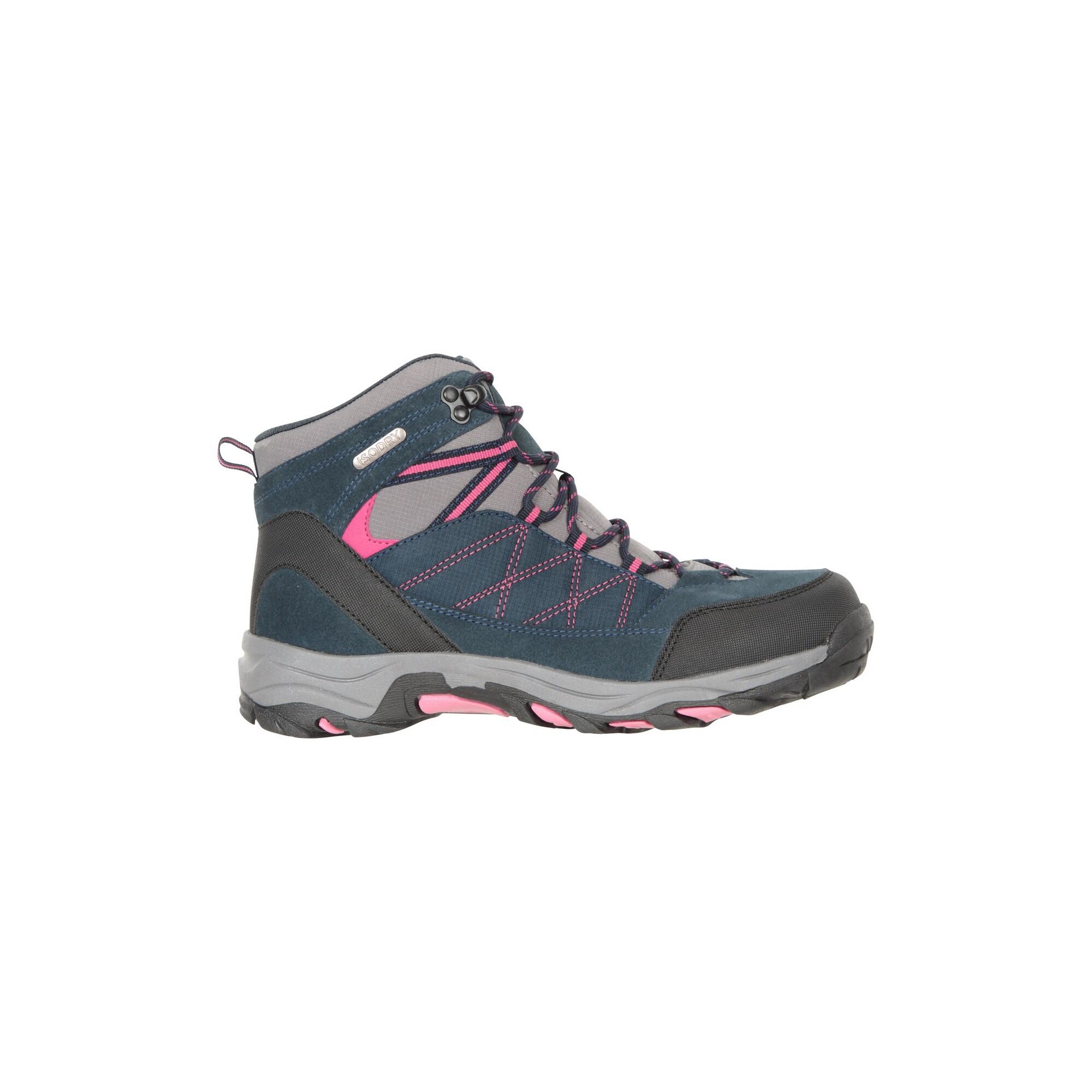 Wanderstiefel "Rapid", Wildleder Damen Marineblau 4/4