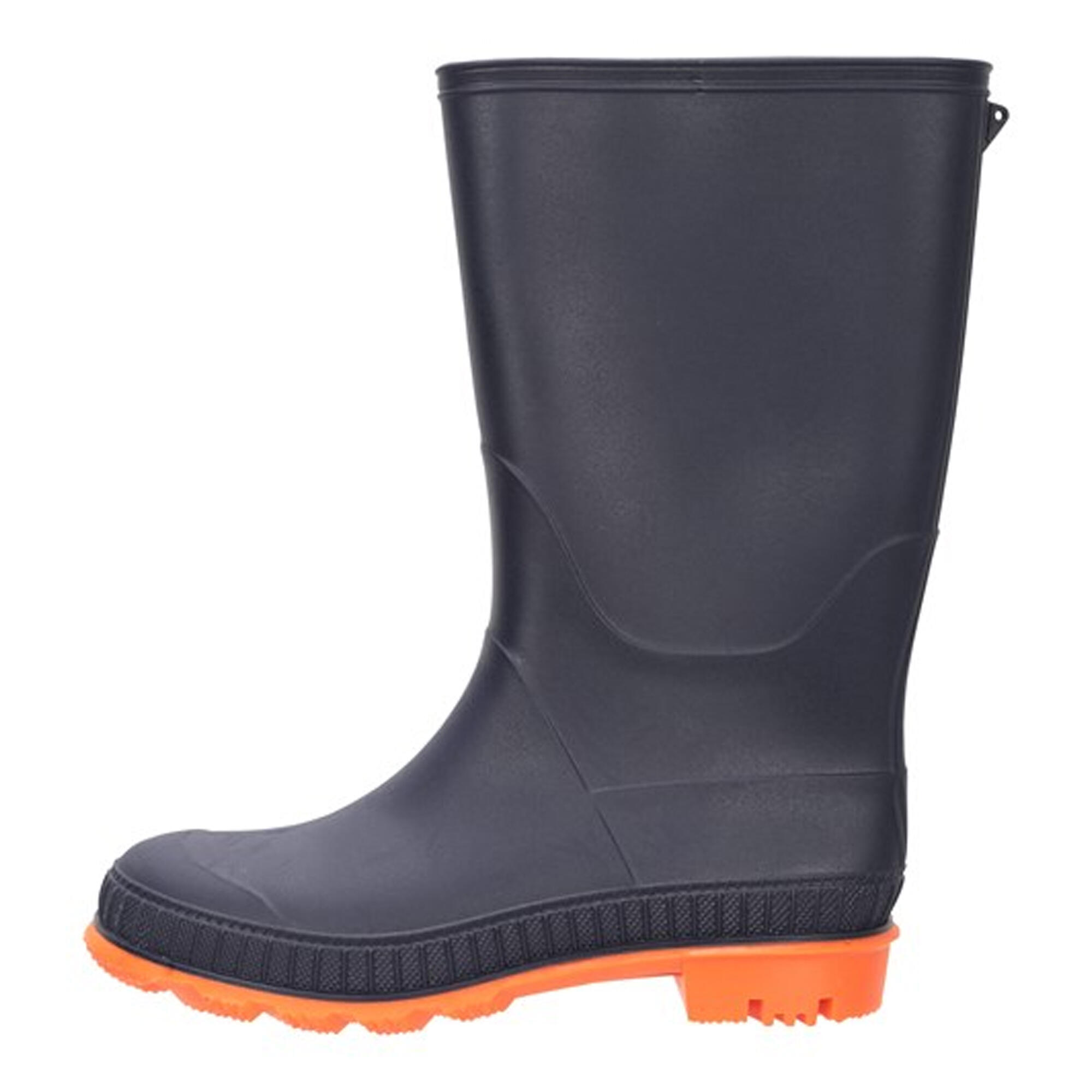 Bottes De Pluie Enfant (Orange Foncé) 2/4