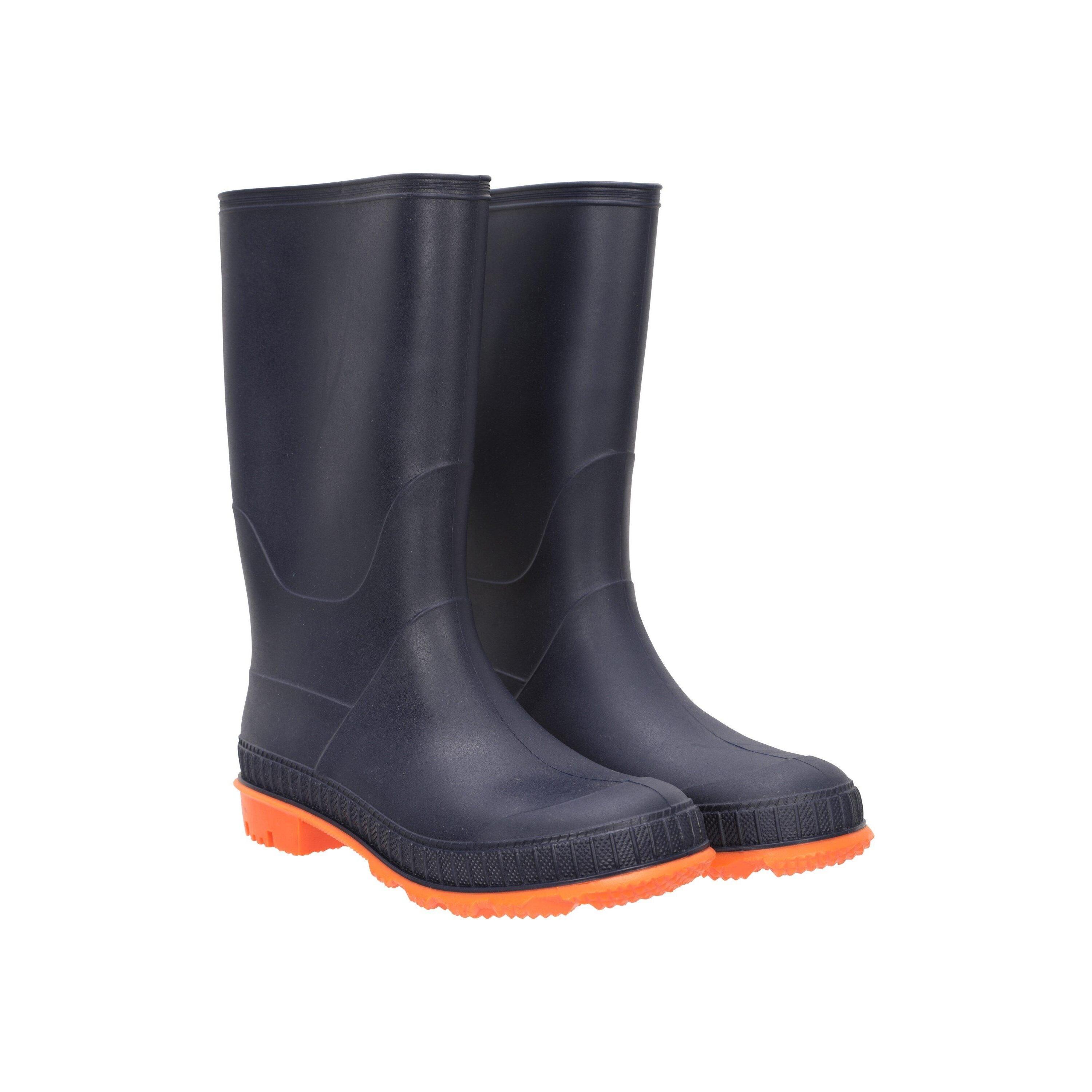 Bottes De Pluie Enfant (Orange Foncé) 4/4