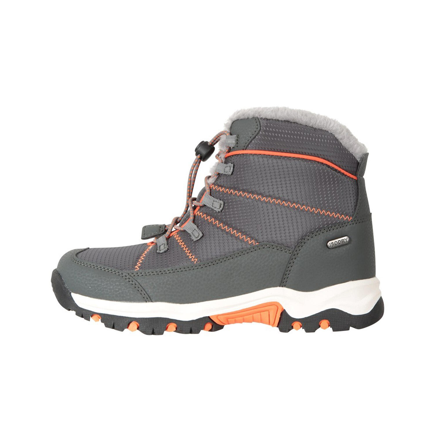 Schneestiefel "Comet" Kinder Grau/Orange 3/4