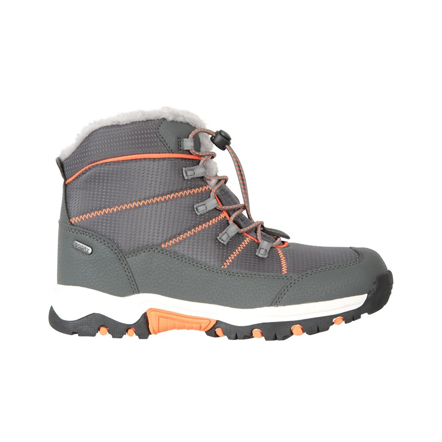 Schneestiefel "Comet" Kinder Grau/Orange 4/4