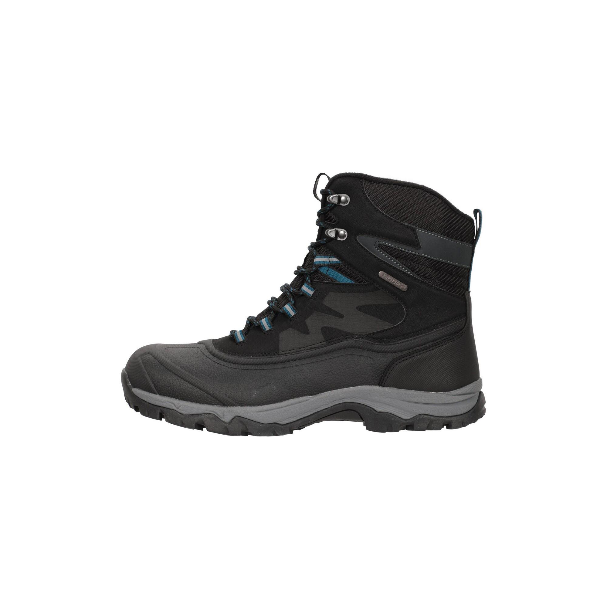 Mens Ultra Piste Basher Waterproof Snow Boots (Black) 3/4