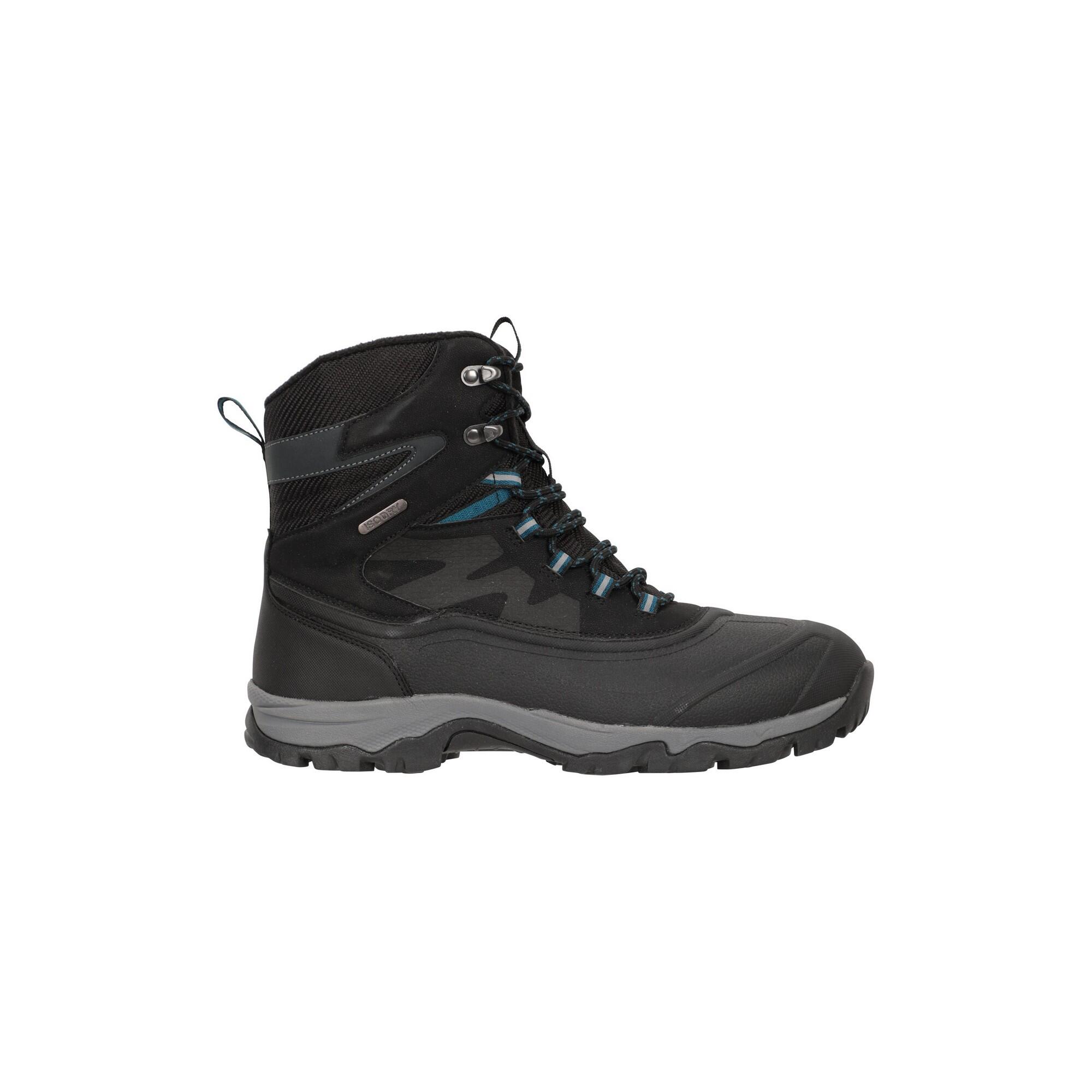 Mens Ultra Piste Basher Waterproof Snow Boots (Black) 4/4
