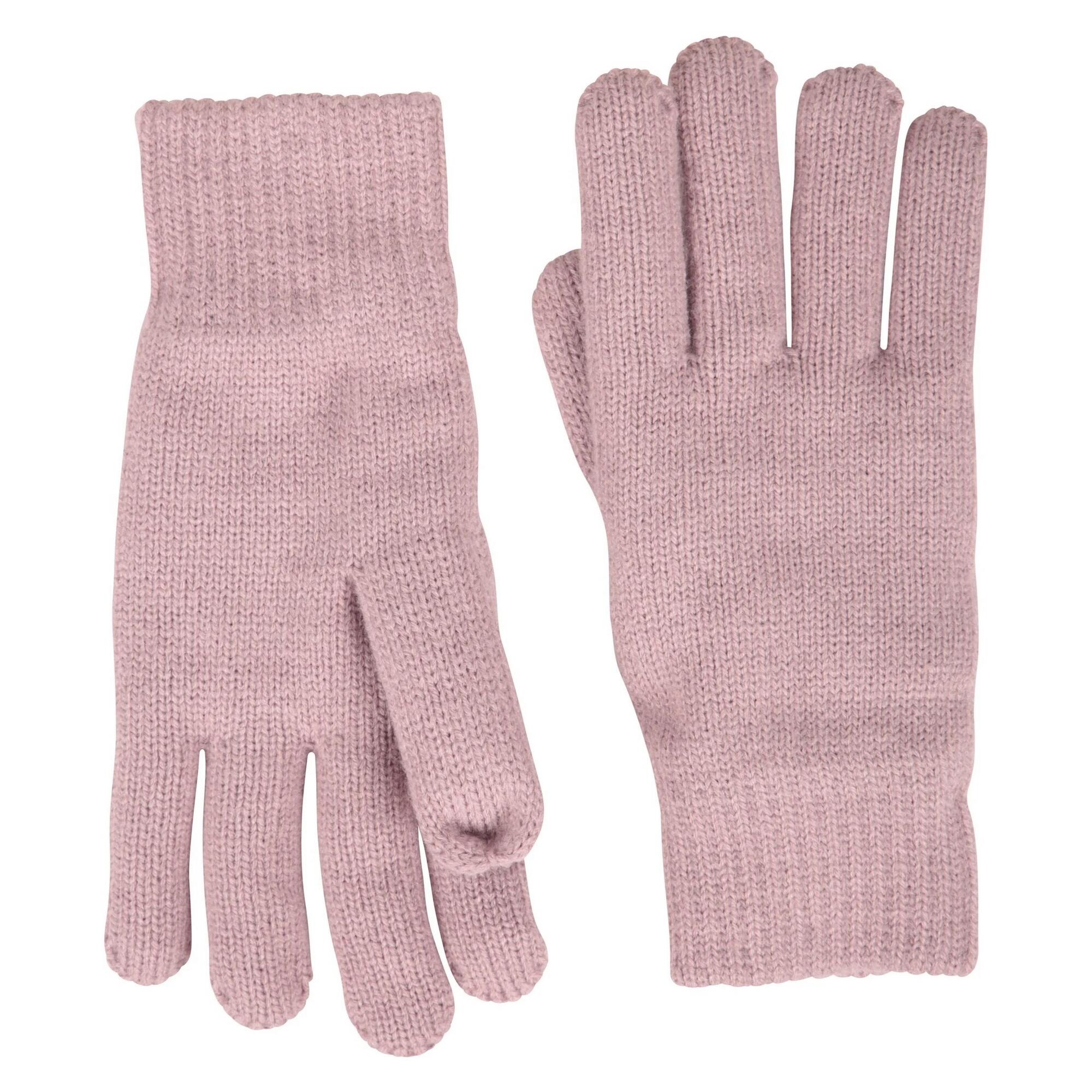 MOUNTAIN WAREHOUSE Womens/Ladies Thinsulate Fleece Beanie & Gloves Set (Lilac)