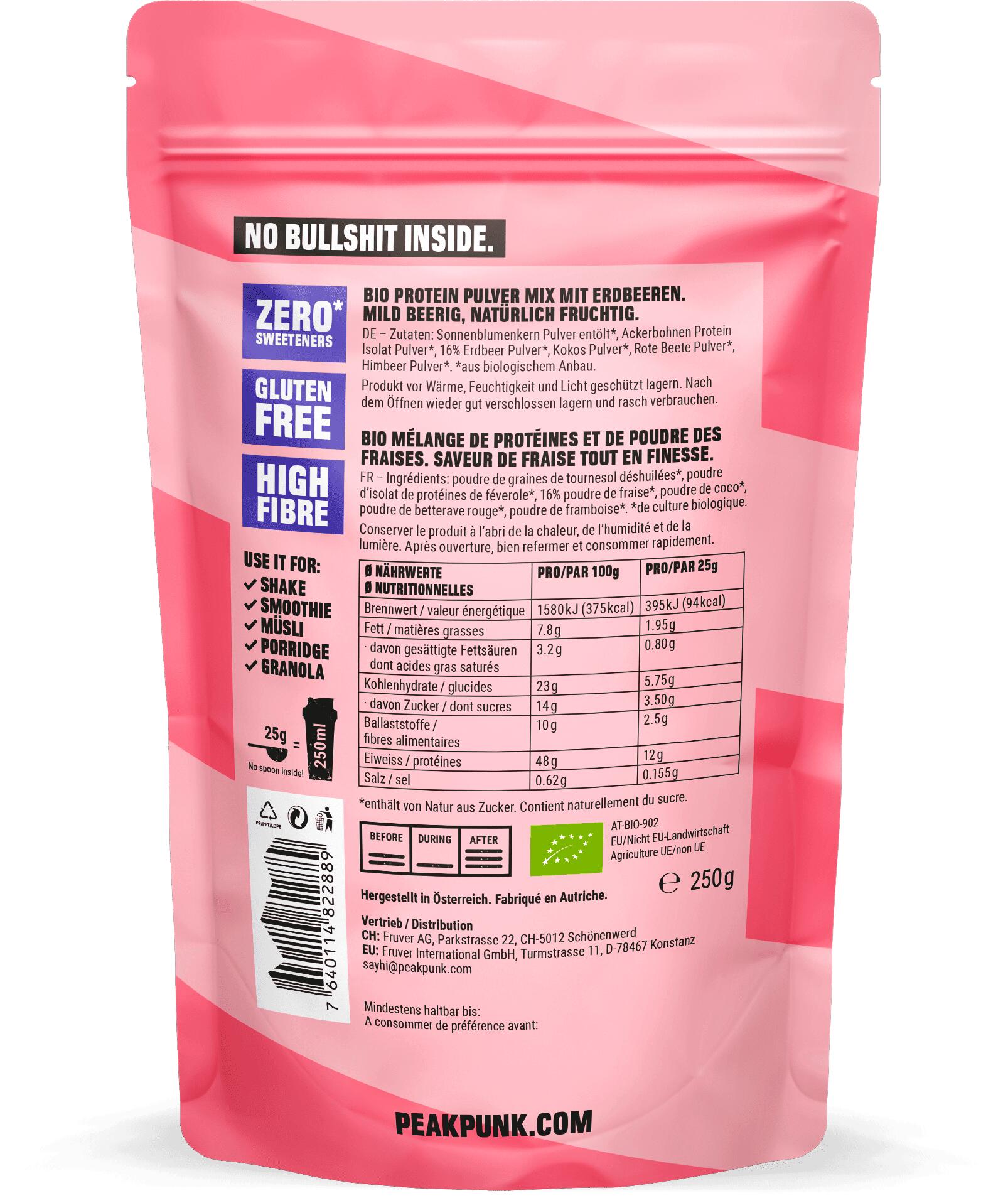 High Protein Shake Strawberry 2/6