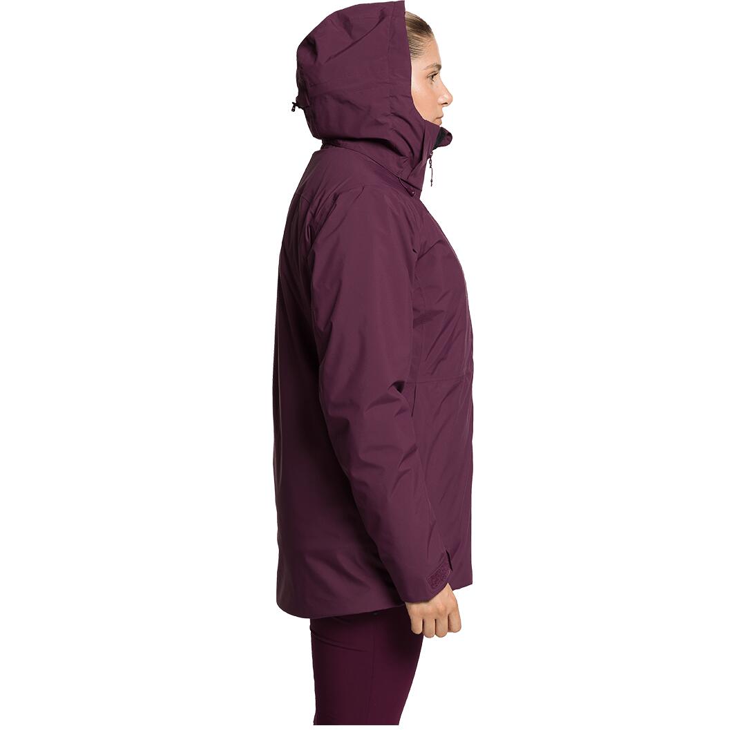 Chaqueta 3 en 1 para Mujer Trangoworld Lohra complet Morado/Negro Impermeable 3/7