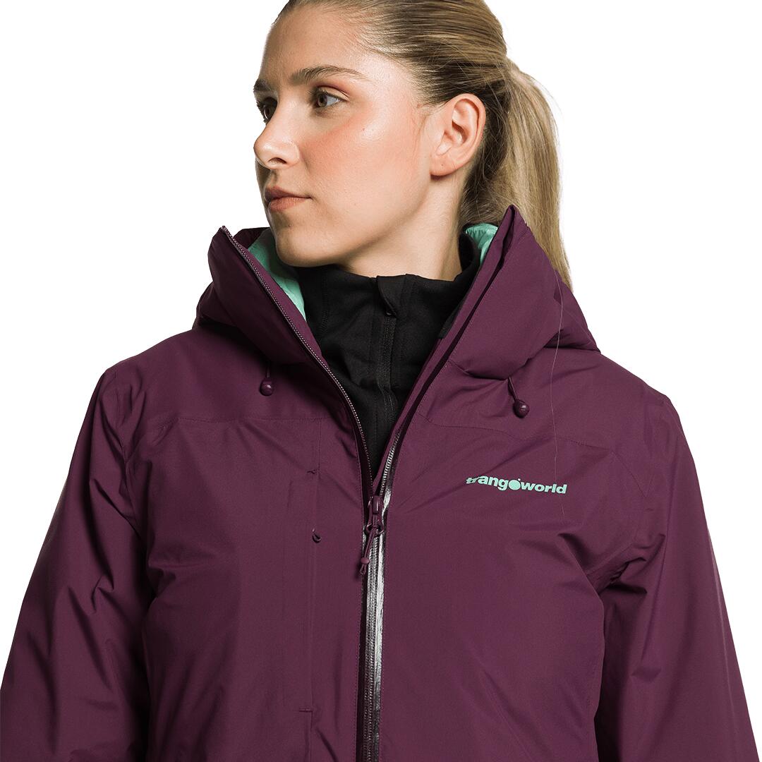 Chaqueta 3 en 1 para Mujer Trangoworld Lohra complet Morado/Negro Impermeable 4/7