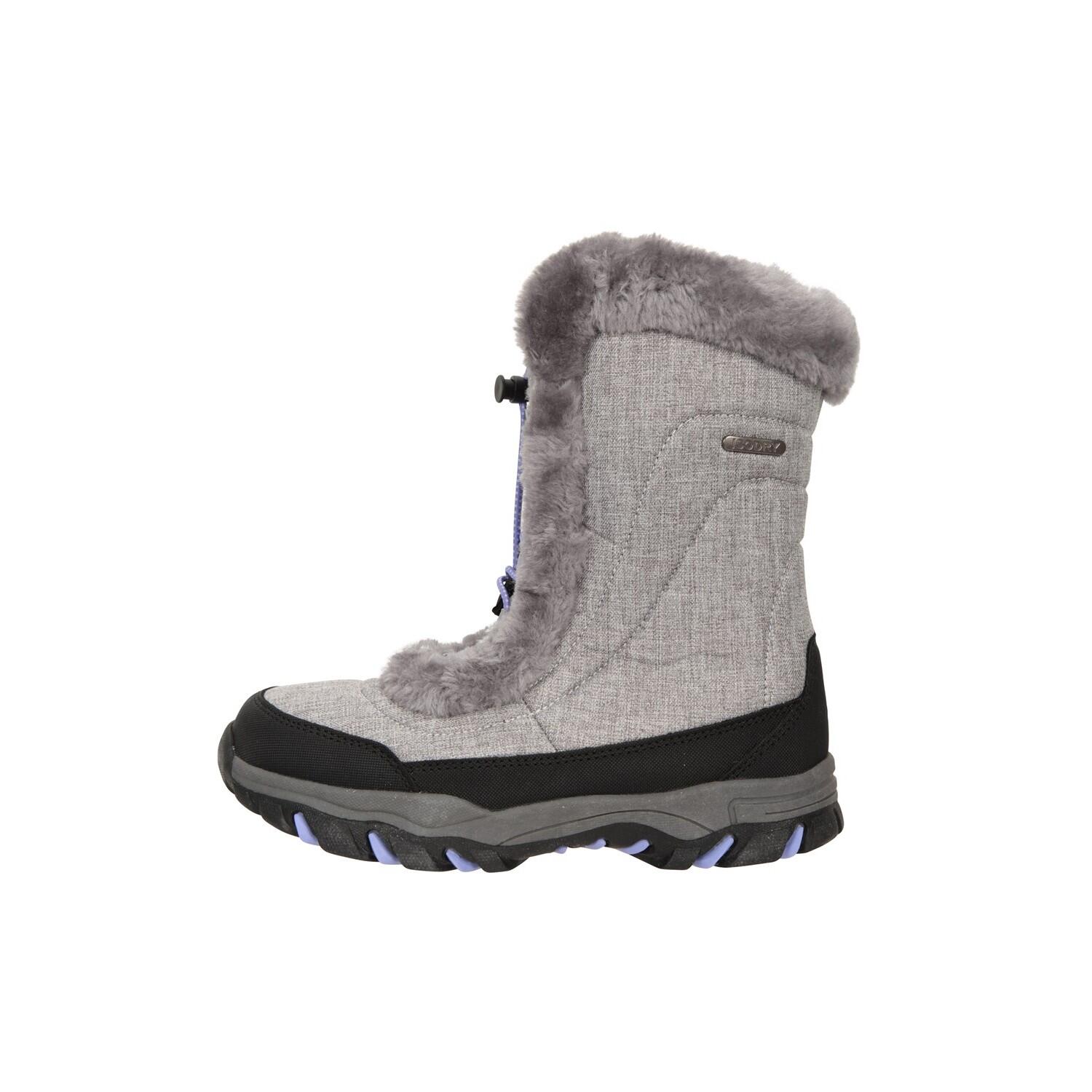 Schneestiefel "Ohio" Kinder Dunkelgrau 3/4