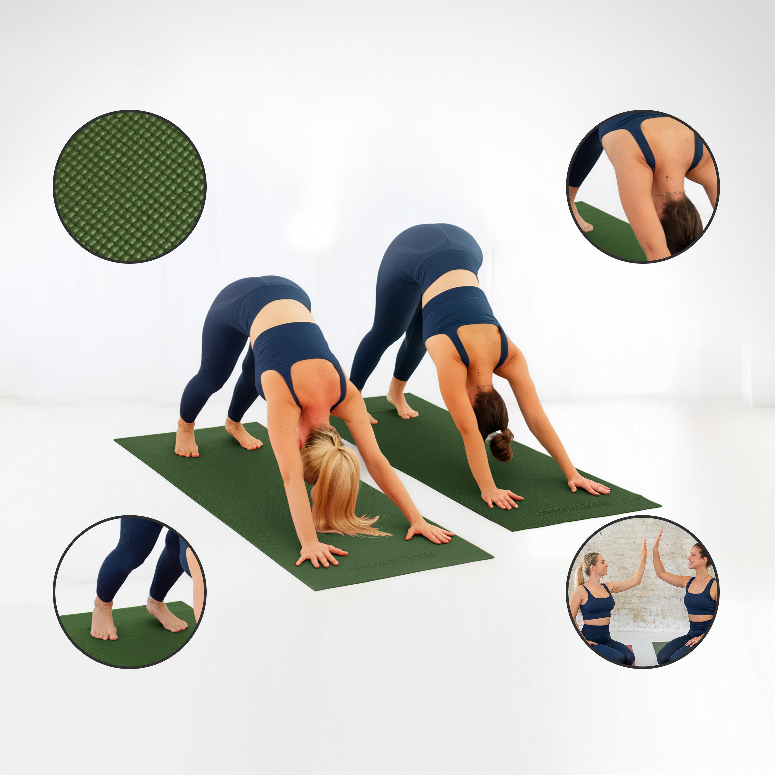 Rutschfeste Yoga- & Fitnessmatte 183x61cm – Gelenkschonend für Pilates & Workout 4/7