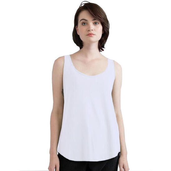 Débardeur Ample Femme (Blanc)