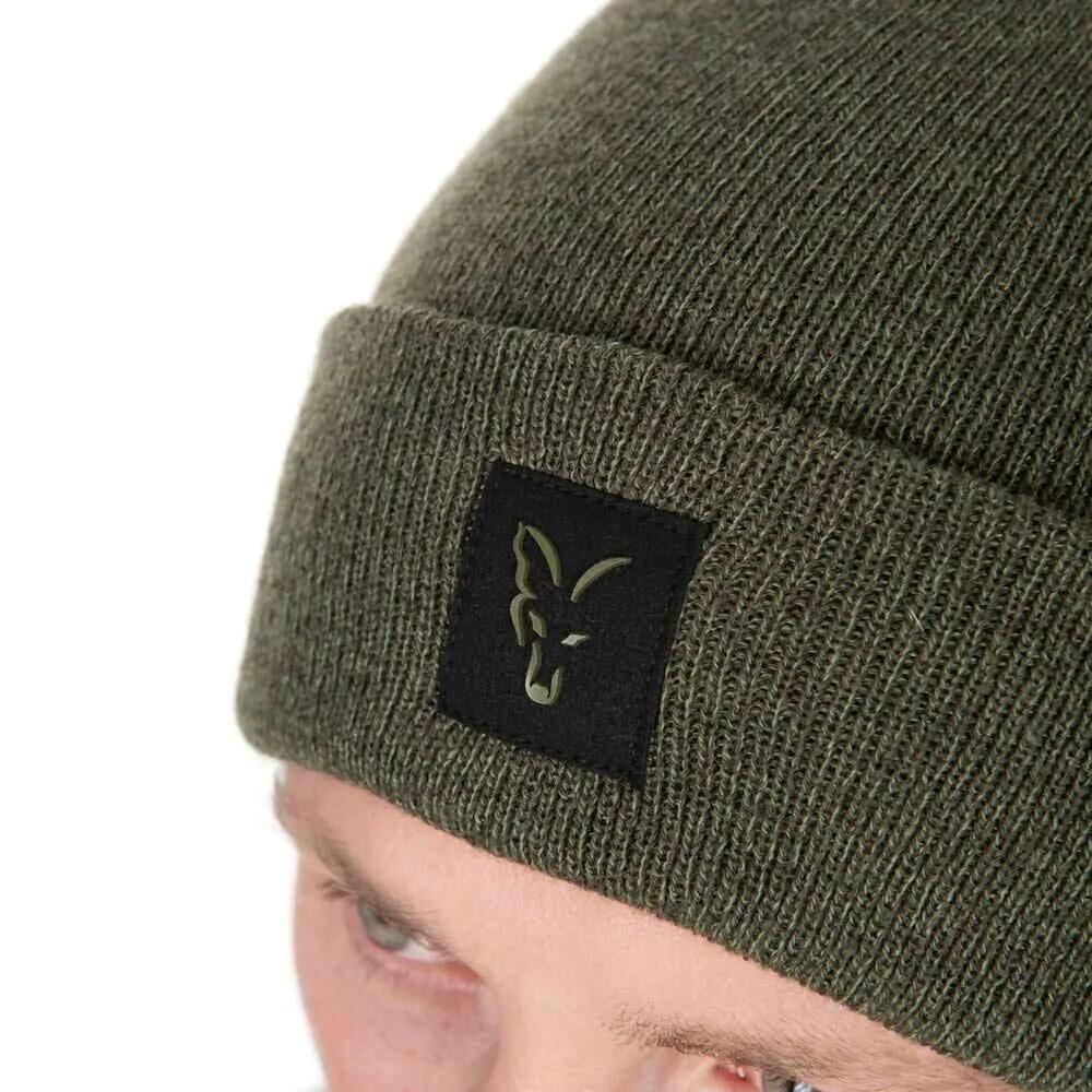 Bonnet à pompon Fox Collection Vert/Noir 3/6