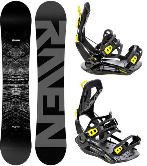 Zestaw Snowboard Raven Mystic + Wiązania Raven FT360