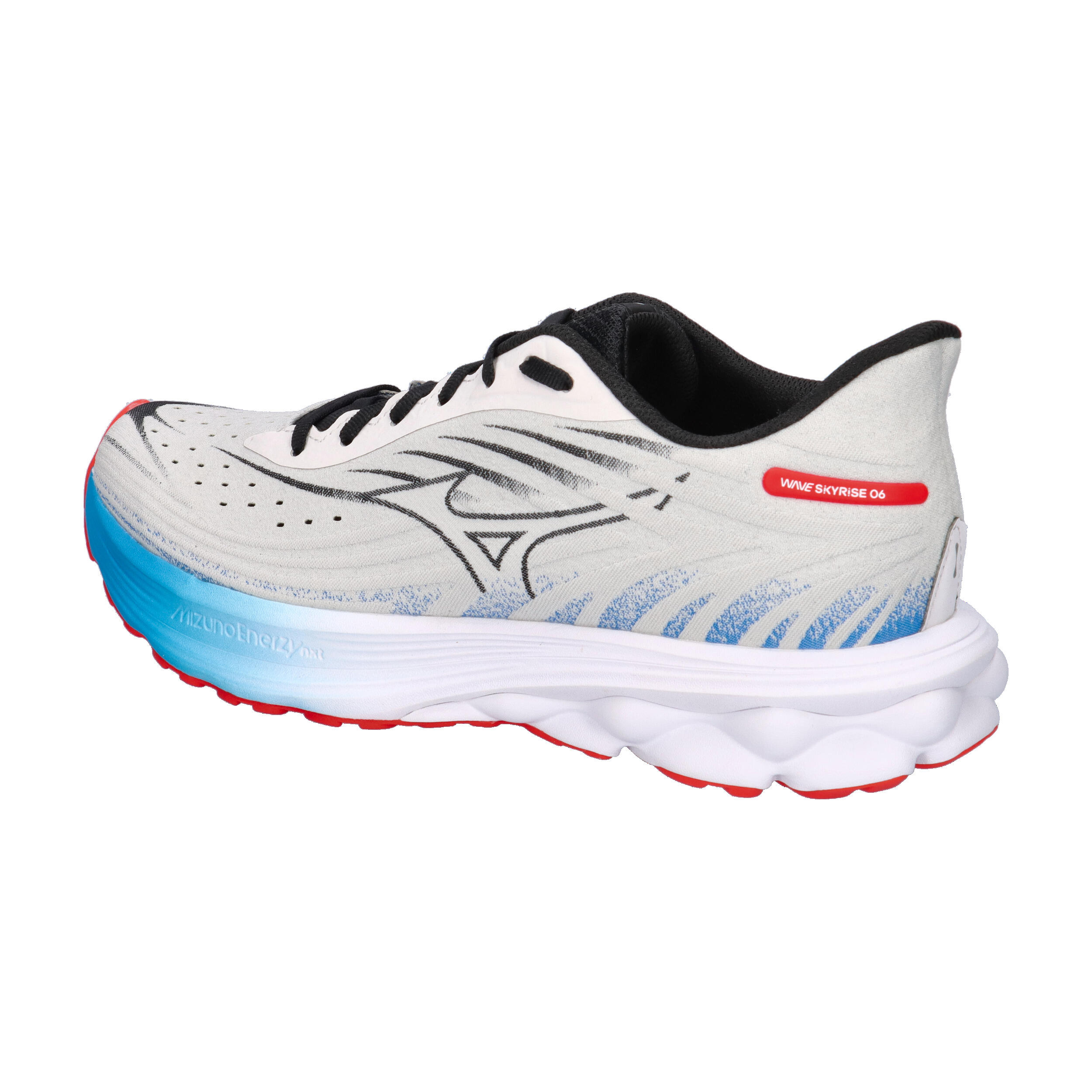 Mizuno Wave Skyrise 6 Scarpe da corsa Bianco/Blu/Rosso Uomo 11/15