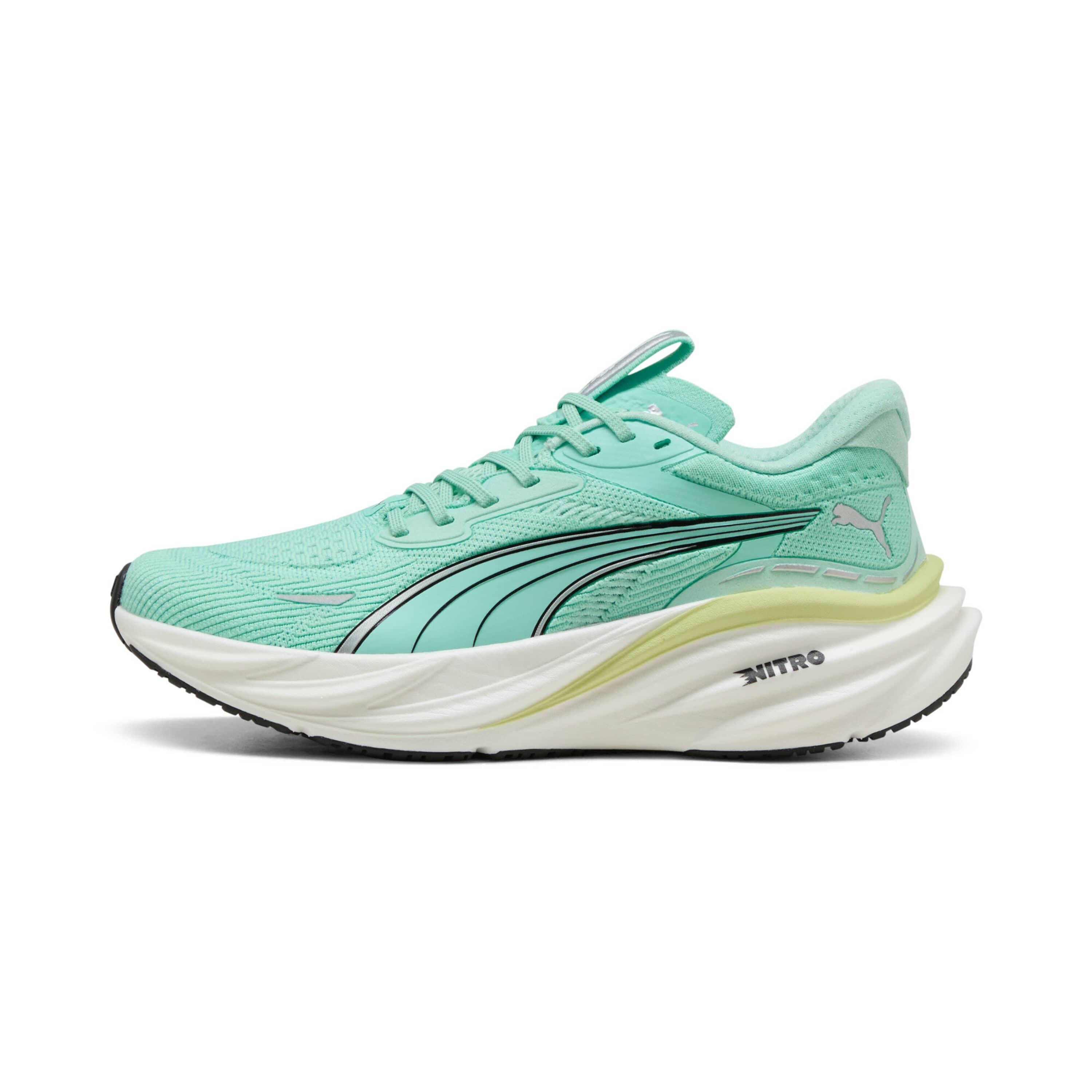 Puma - Chaussures De Running Femme Puma Magnify Nitro 3 - Chaussures D'Athlétisme - Vert - Decathlon