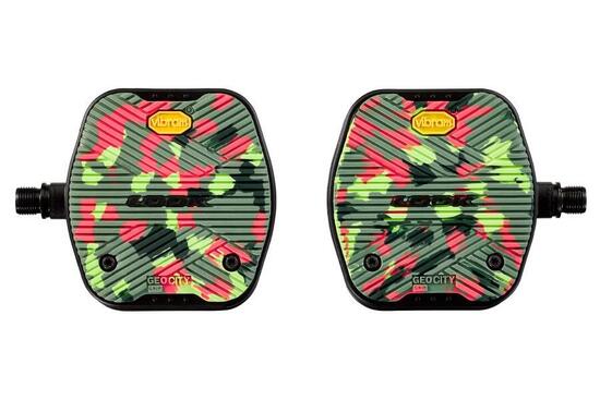 GEO GRIP R Pédales de vélo plates antidérapantes - Camo