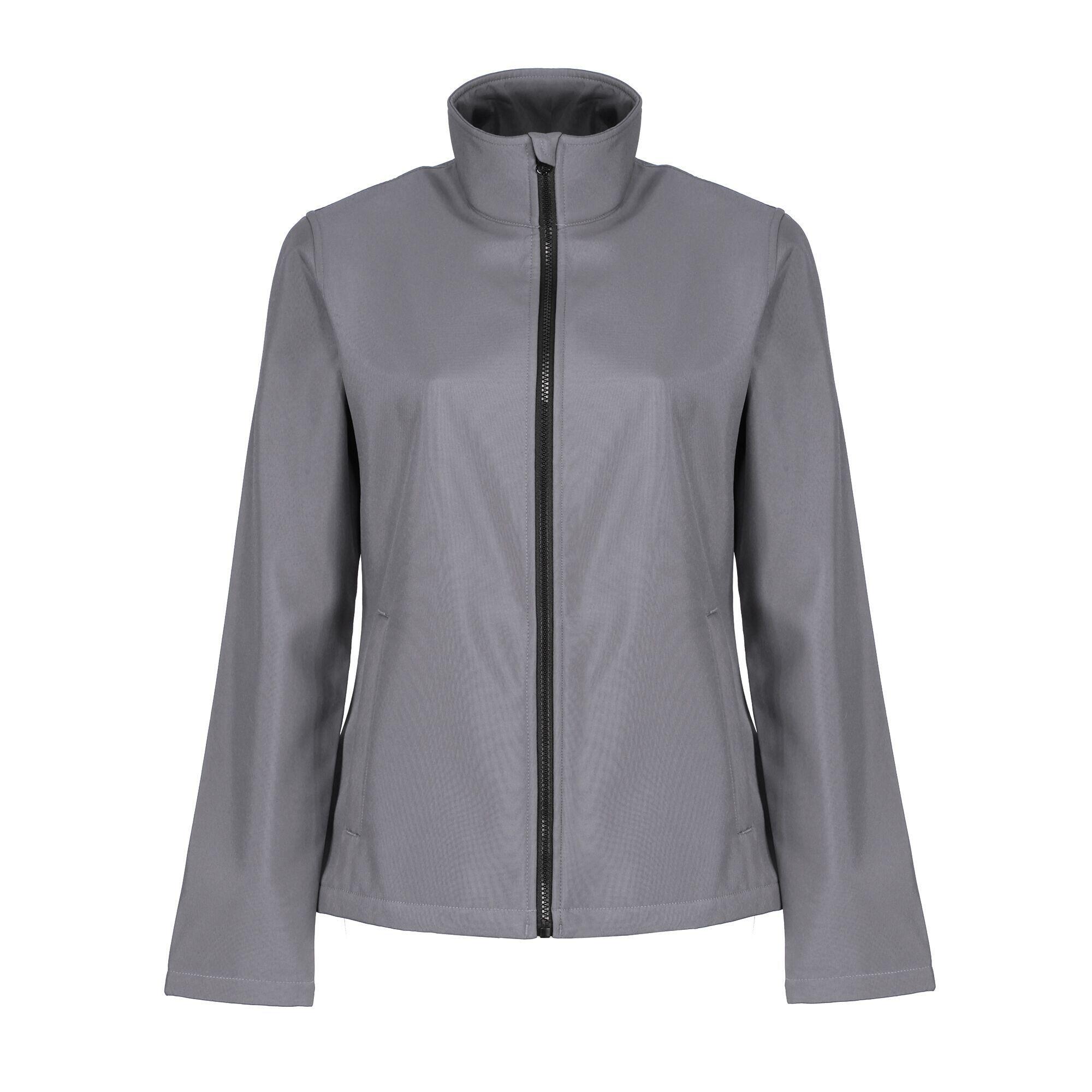 Womens/Ladies Ablaze Printable Softshell Jacket (Black/Black) REGATTA ...