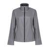 Chaqueta softshell modelo Ablaze para imprimir para chica/mujer Gris Roca/Negro