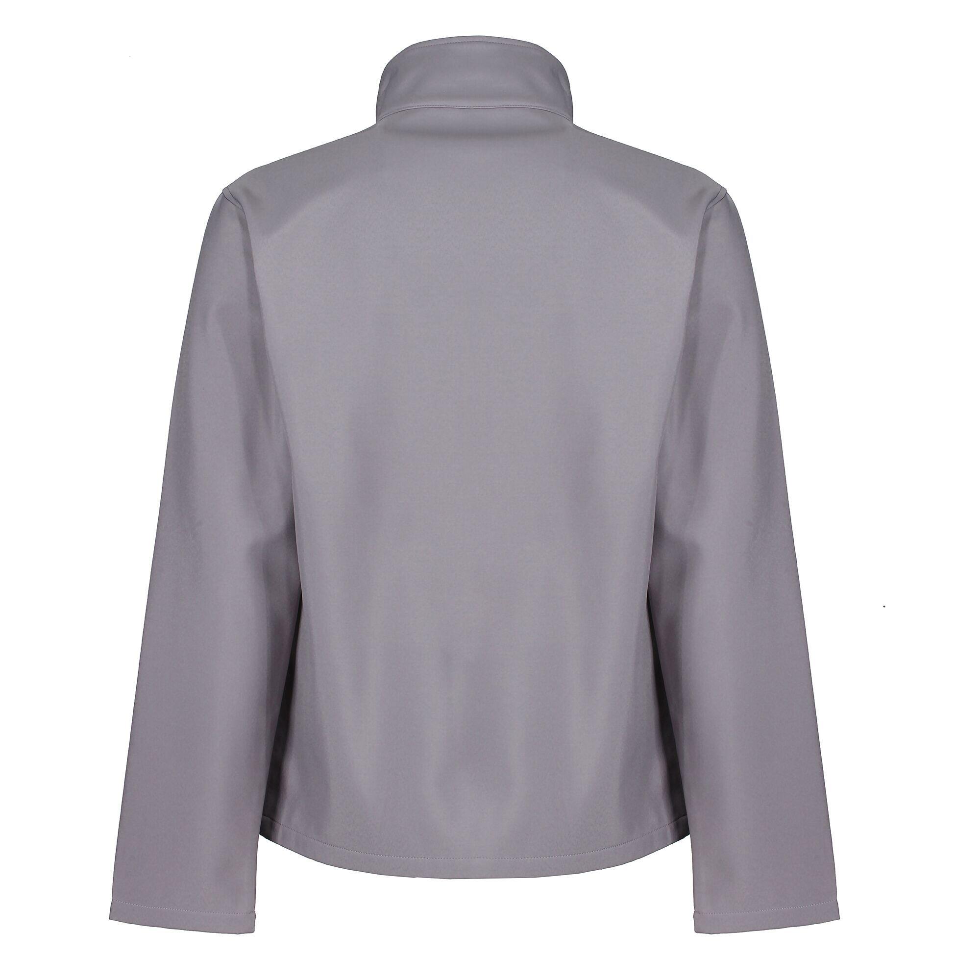 Womens/Ladies Ablaze Printable Softshell Jacket (Rock Grey/Black) 2/5