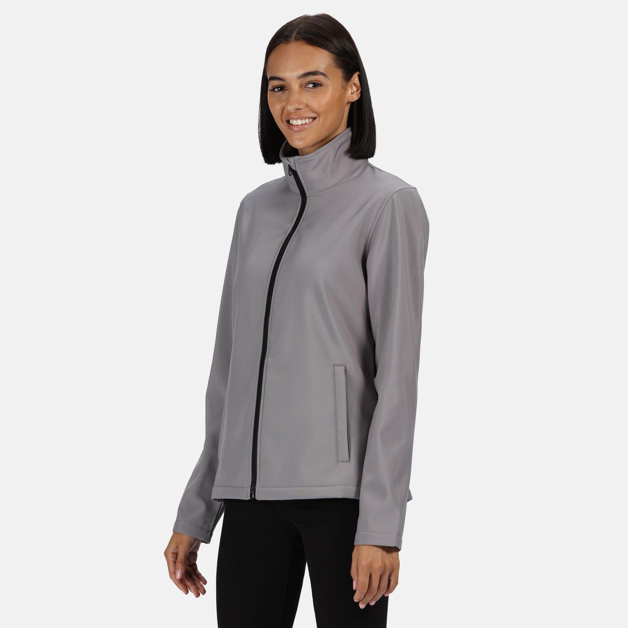 Standout Softshelljacke Ablaze bedruckbar Damen Felsengrau/Schwarz 4/5