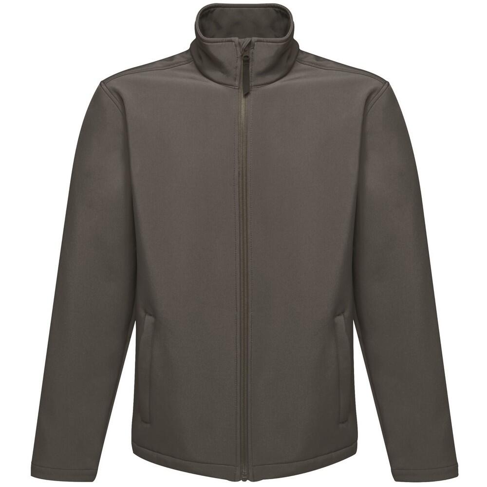 REGATTA Reid Mens Softshell Wind Resistant Water Repellent Jacket (Seal Grey)