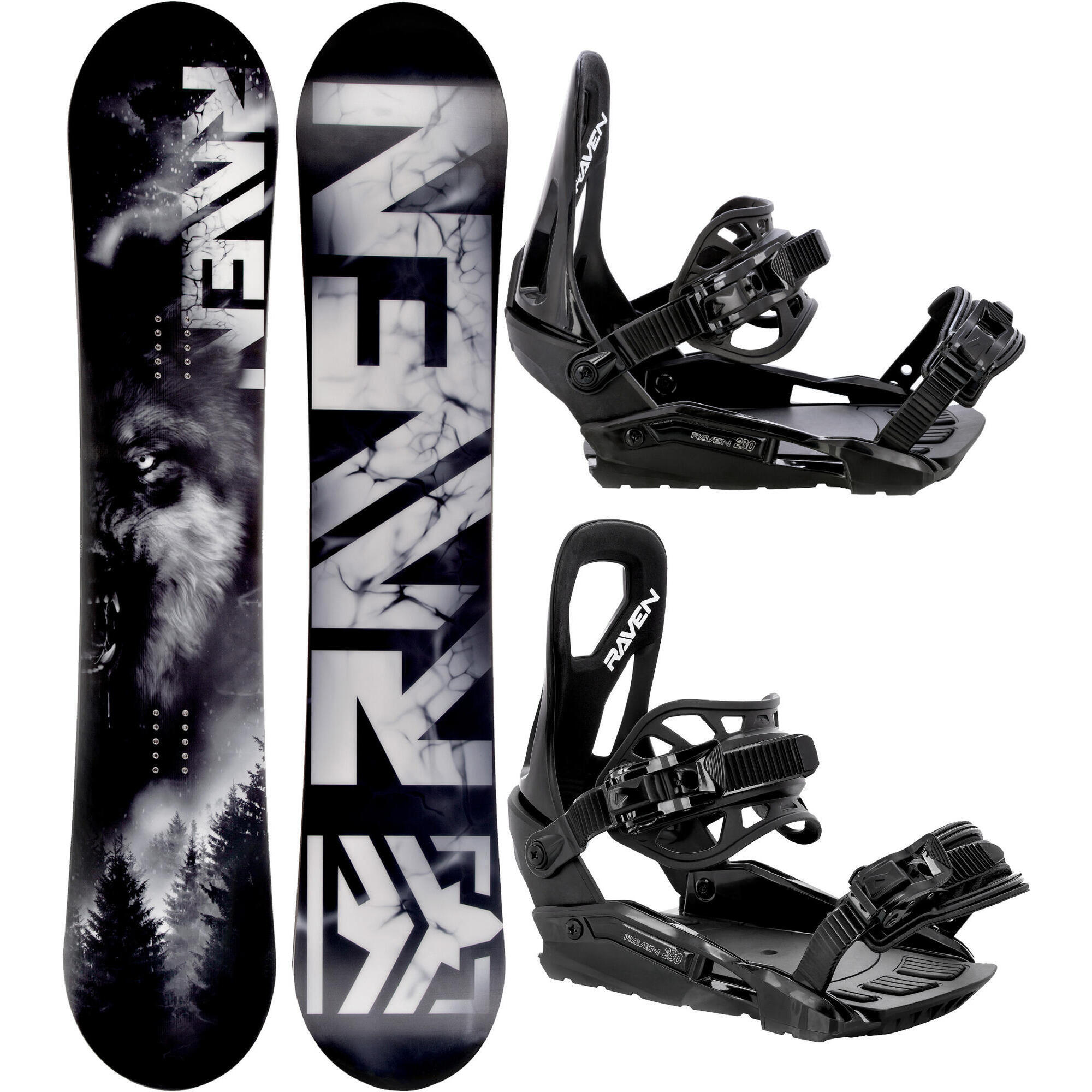 RAVEN Snowboard set Raven Lupus + vázání Raven S230
