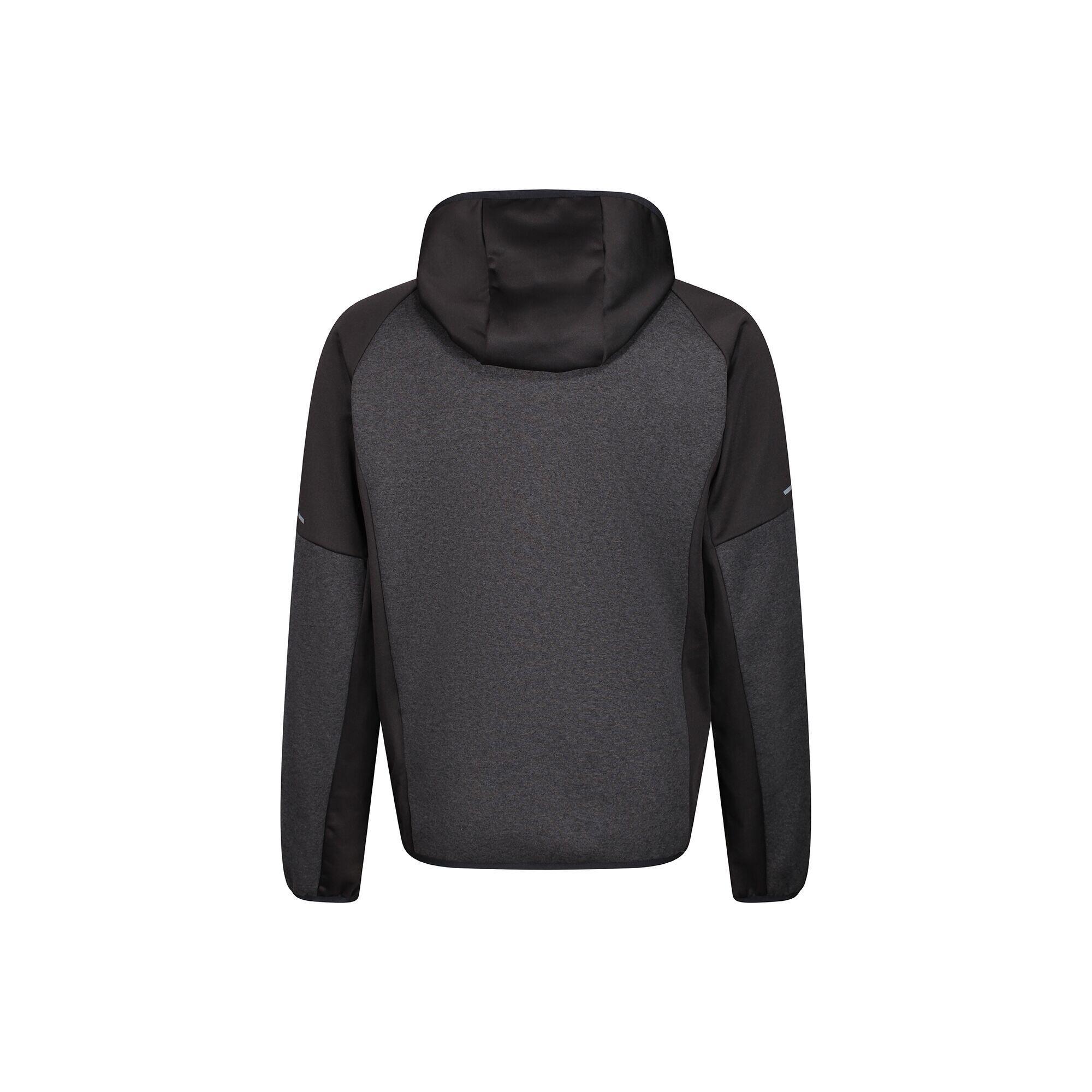 Mens XPro Coldspring II Fleece Jacket (Black/Grey Marl) 2/5