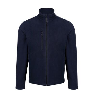 Heren fleece gerecycled jack (zwart)