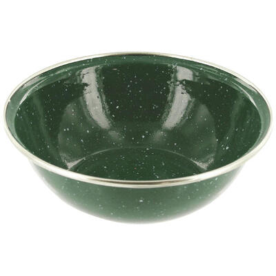 DELUXE BOWL Emaillierte Campingschüssel - Grün