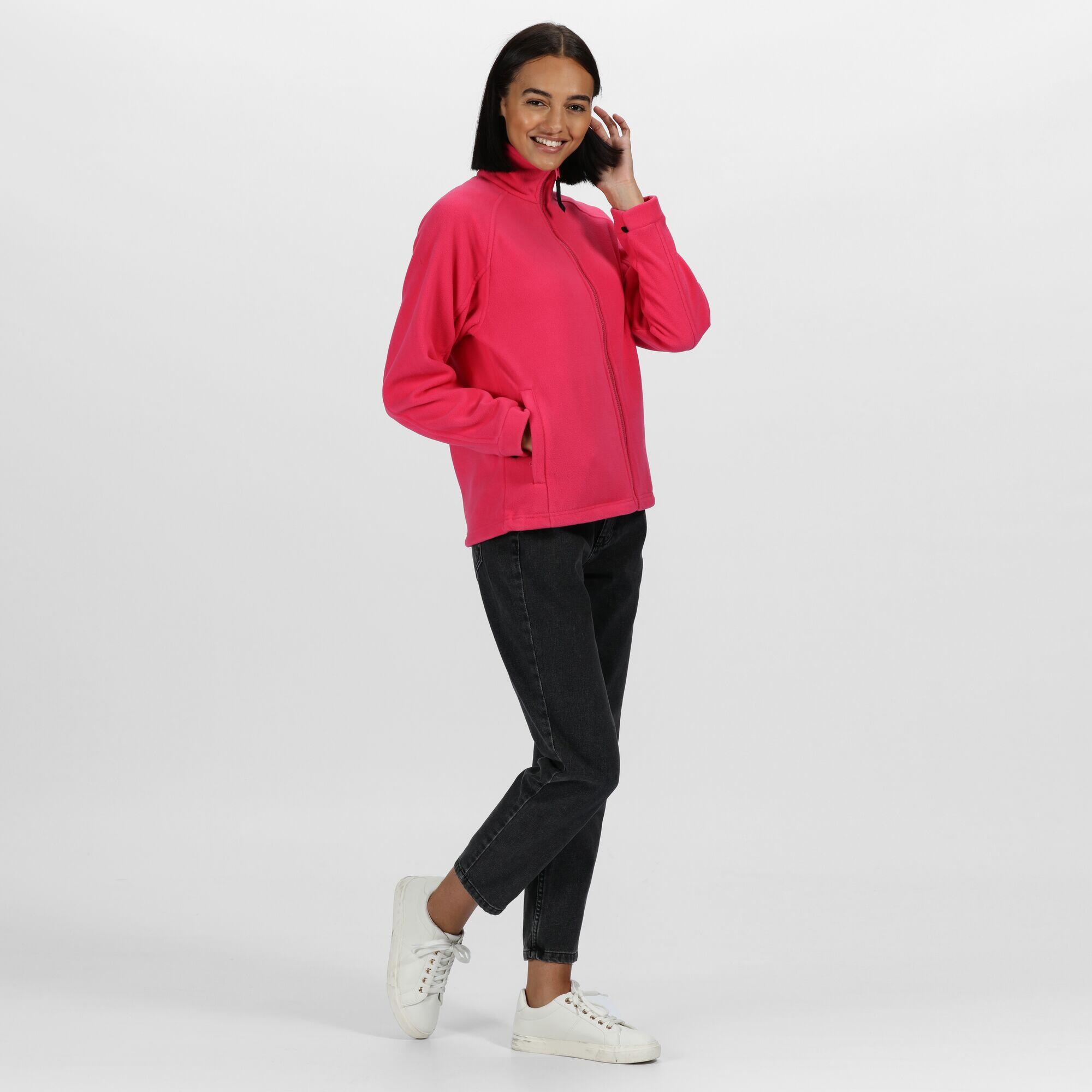 Ladies/Womens Thor III Fleece Jacket (Hot Pink) 4/5