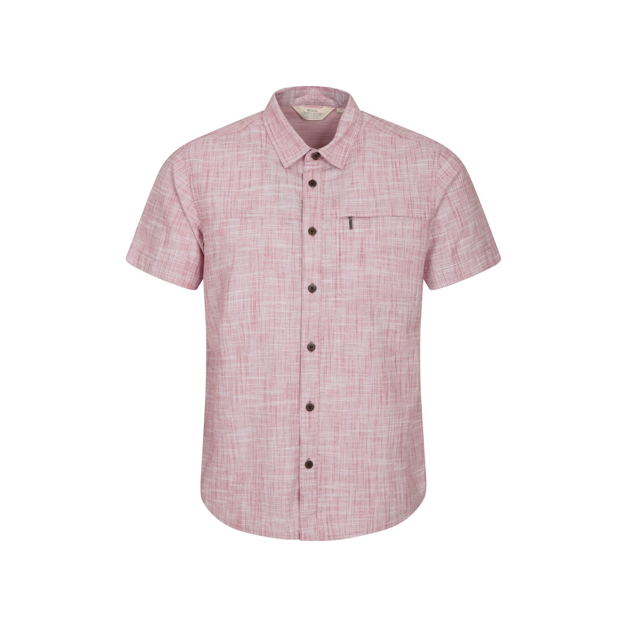 MOUNTAIN WAREHOUSE Camicia Maniche Corte Uomo Mountain Warehouse Coconut Rosso