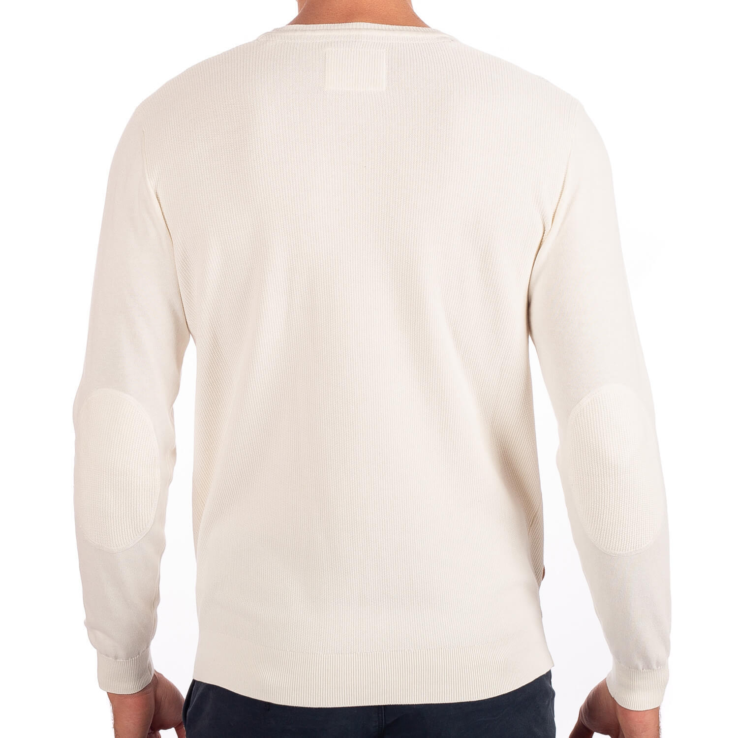 Pull col V nid d'abeille homme 2/5