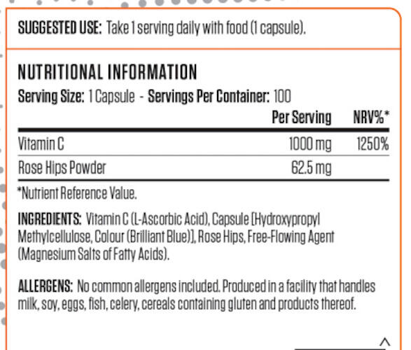 Vitamine C - Vitamin C 1000 - 100 Gélules 3/3