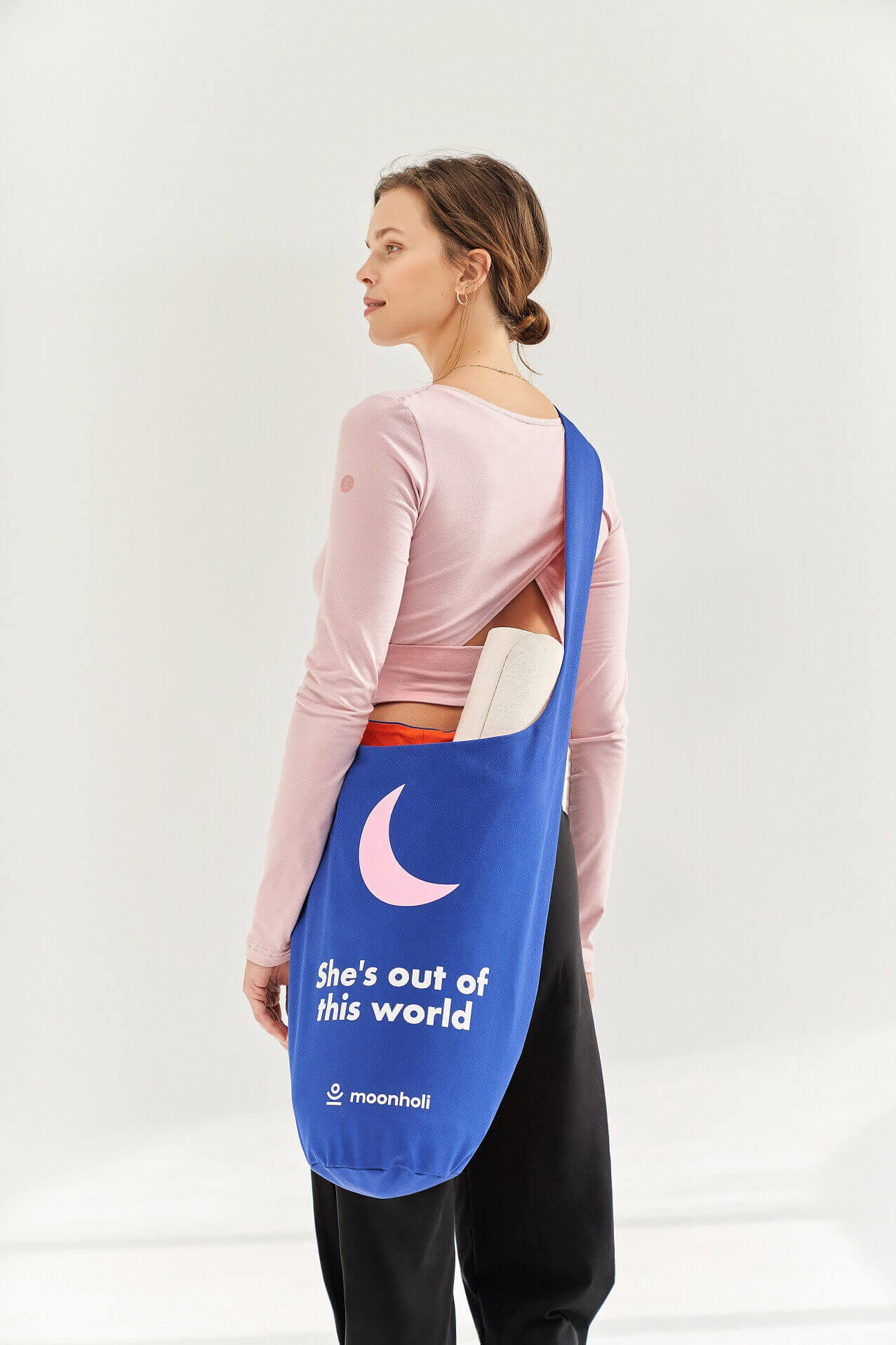 Torba na matę do jogi Moonholi Moonwalk Out Of This World z uchwytem 4/4