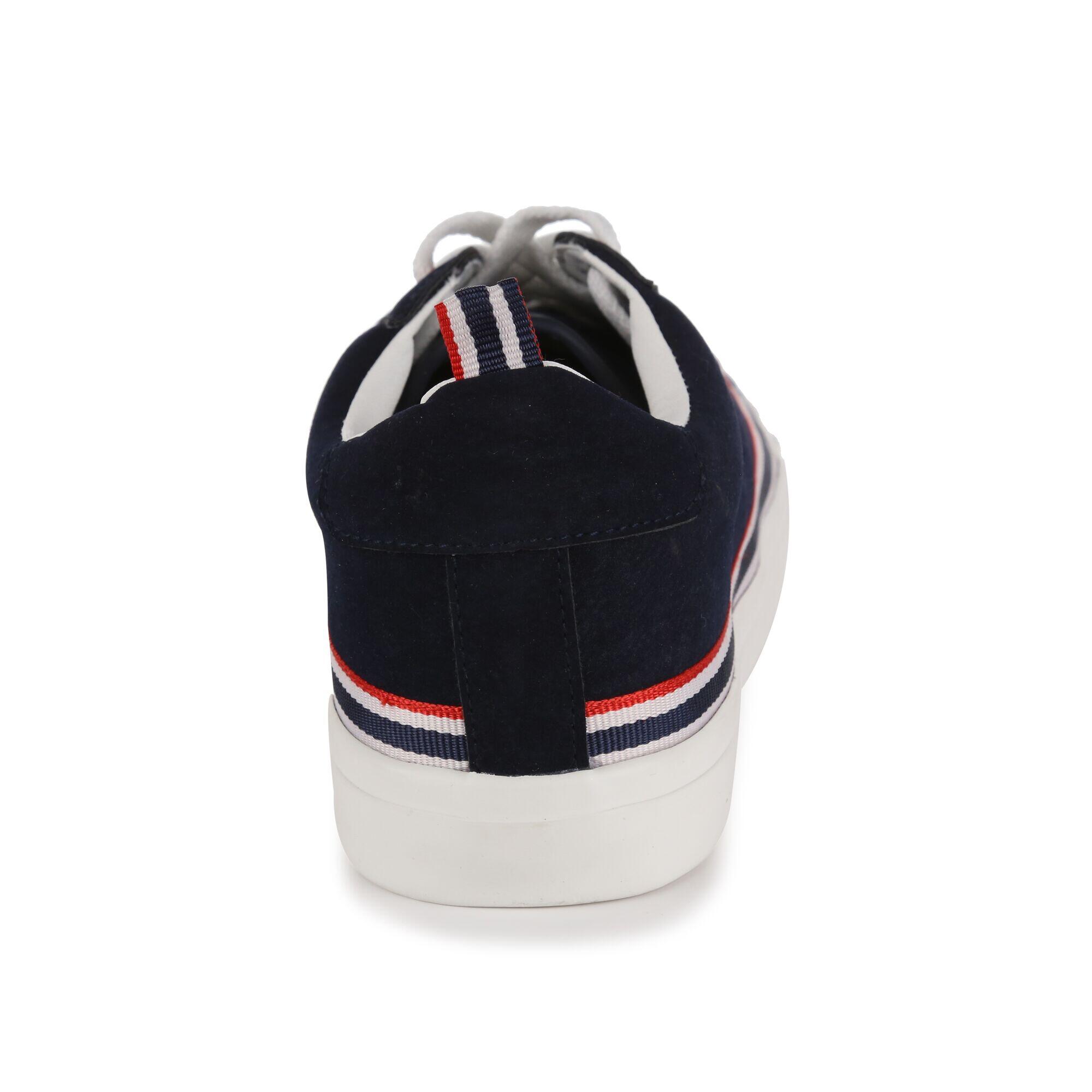 Great Outdoors Mens Stripe Casual Trainers (Navy) 2/5