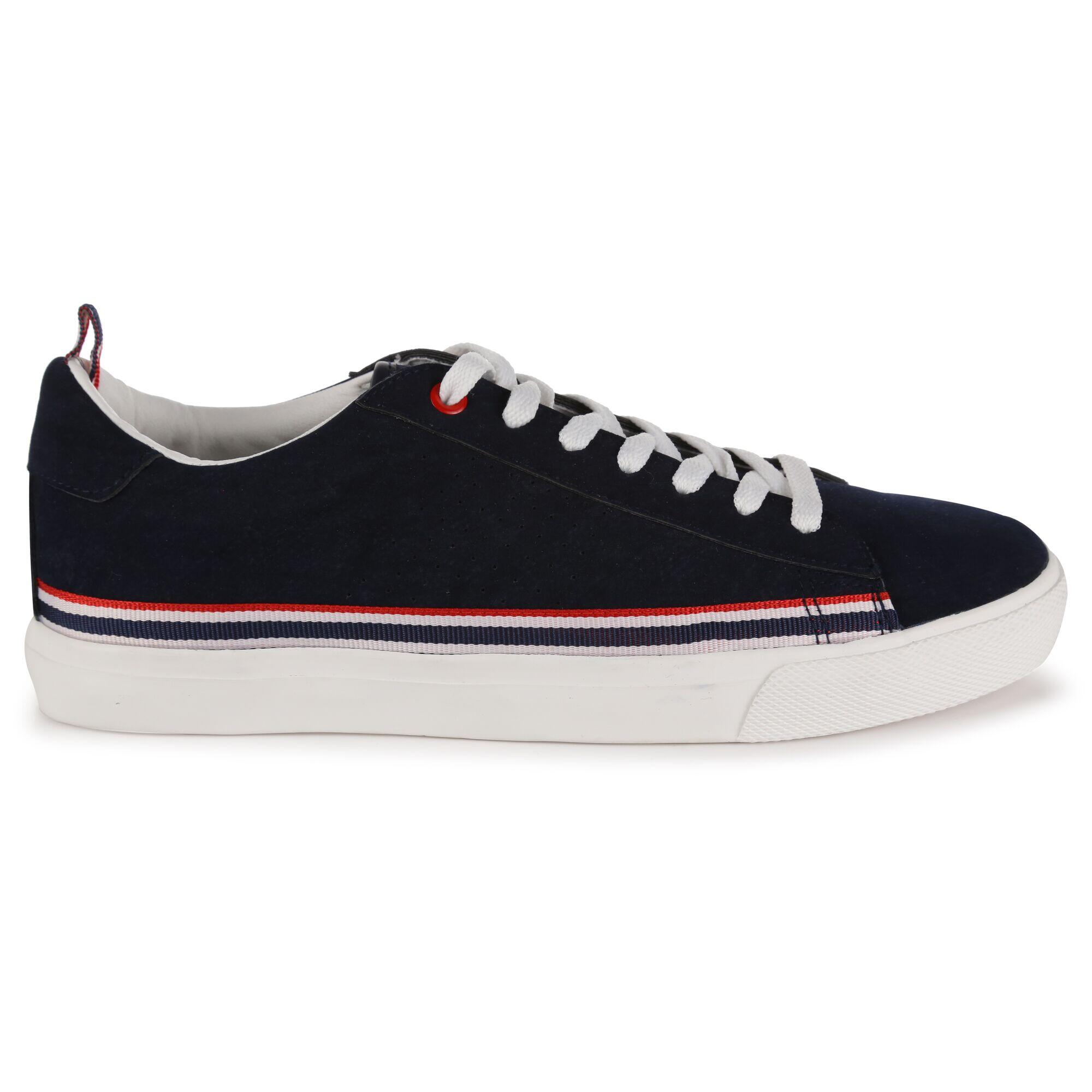 Great Outdoors Mens Stripe Casual Trainers (Navy) 3/5