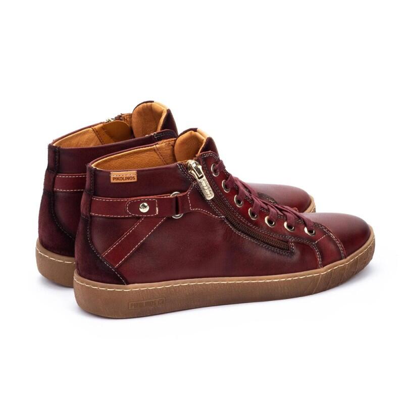 Botins Rasos Mulher Pikolinos W7b-8868 Bordô 4/4