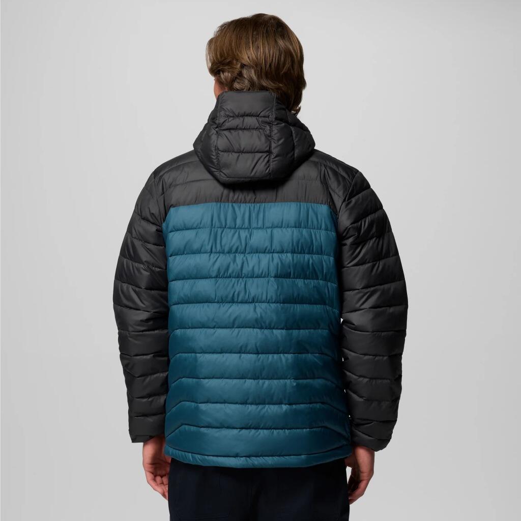 Jaqueta Columbia Modelo Powder Lite Ii Hooded Jac Cor Azul 3/5
