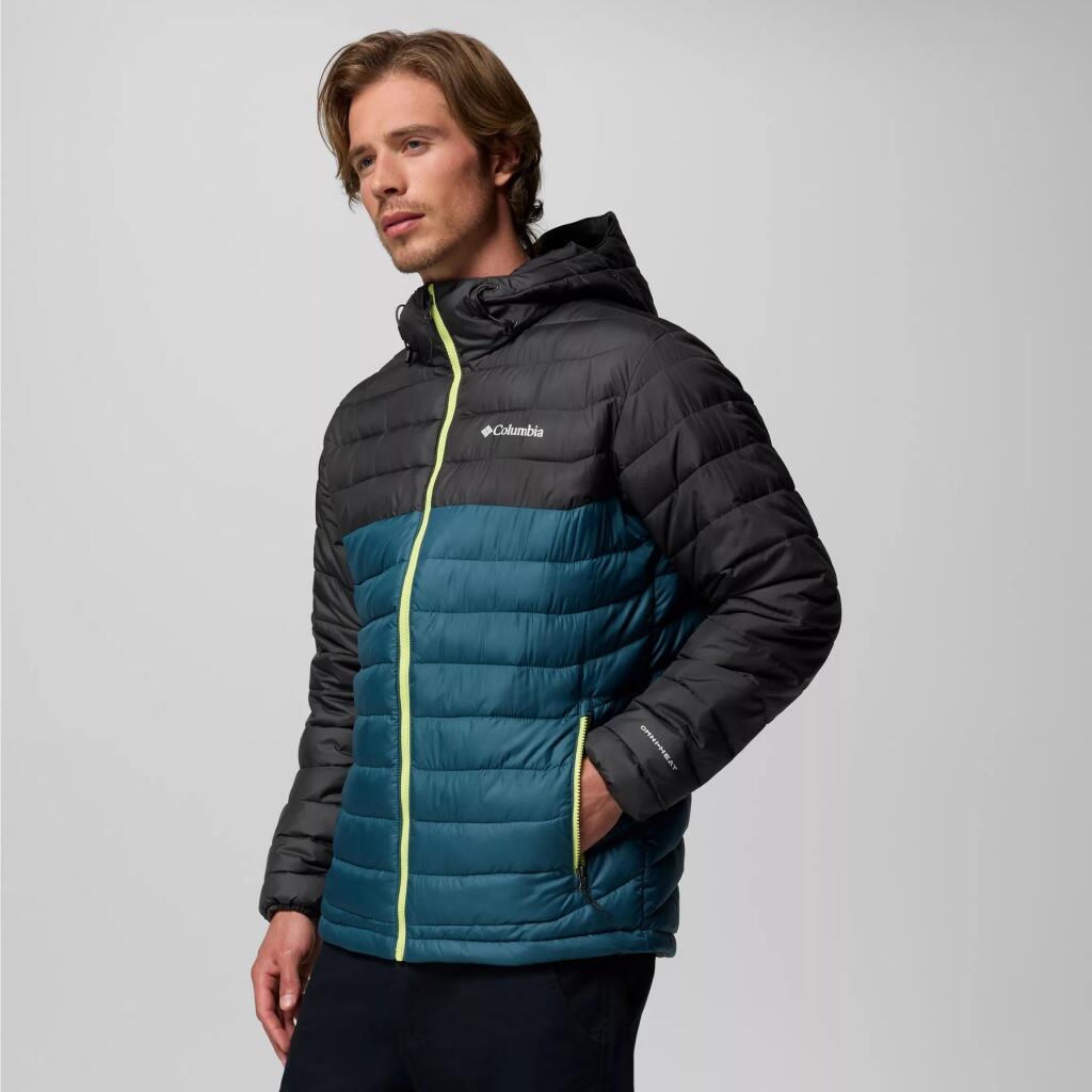 Jaqueta Columbia Modelo Powder Lite Ii Hooded Jac Cor Azul 2/5