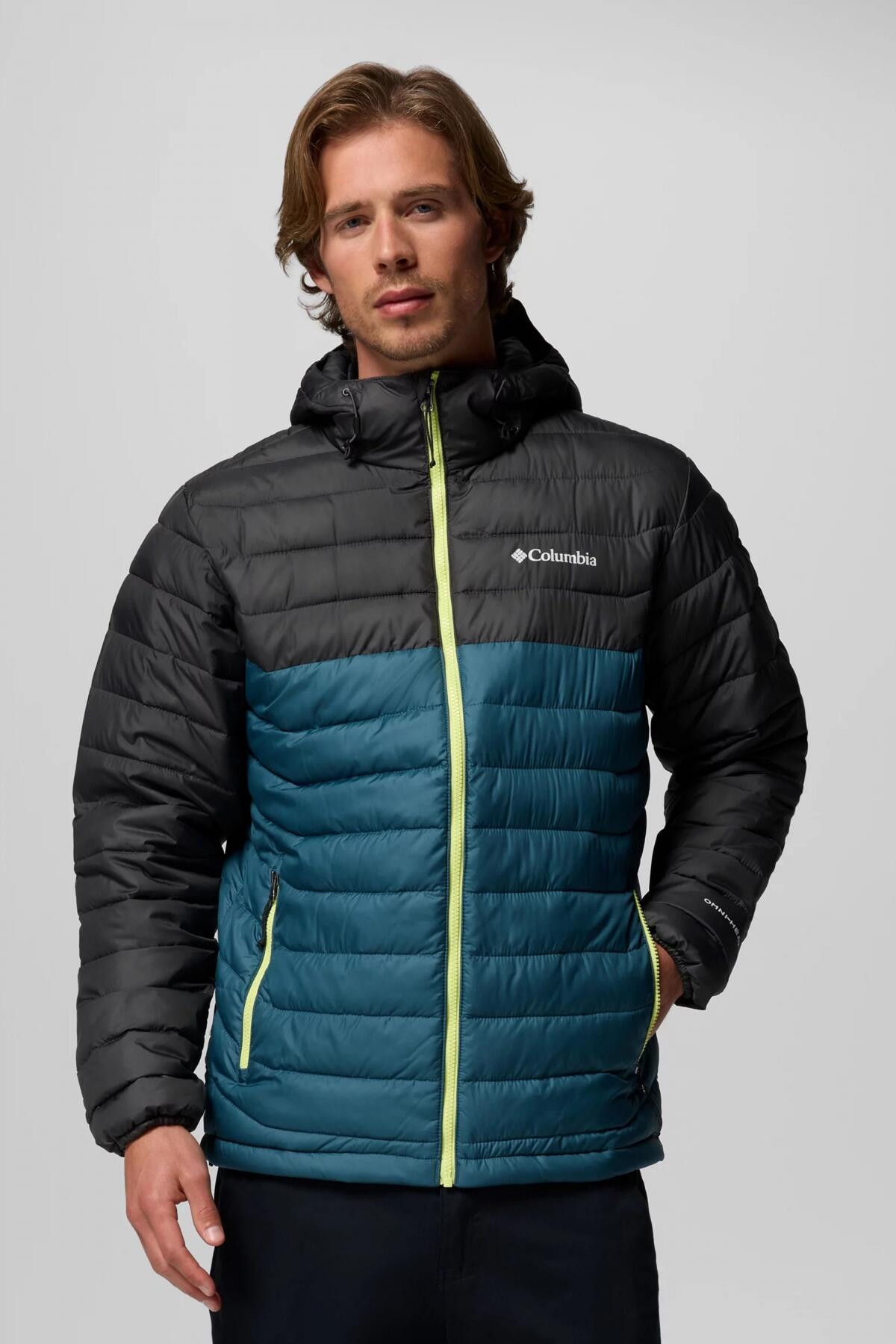 Jaqueta Columbia Modelo Powder Lite Ii Hooded Jac Cor Azul 5/5