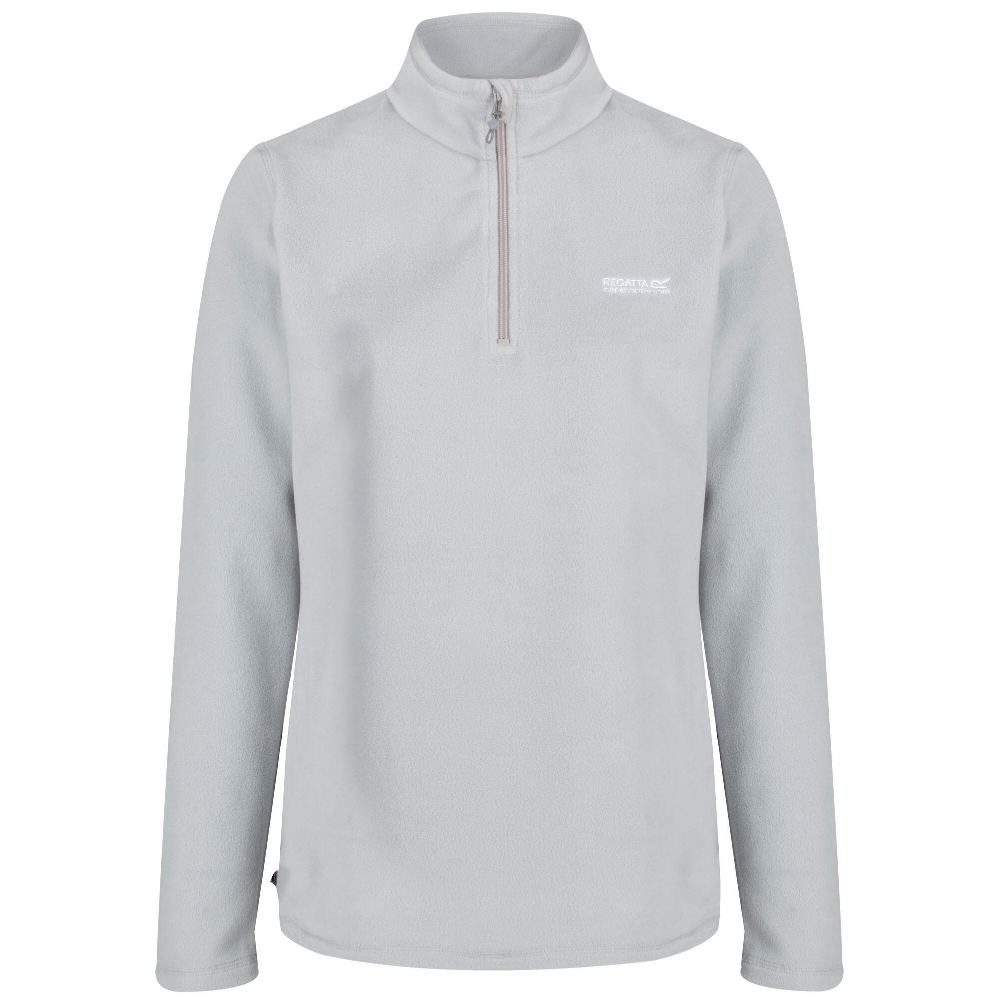 REGATTA Great Outdoors Womens/Ladies Sweetheart 1/4 Zip Fleece Top (Light Steel)