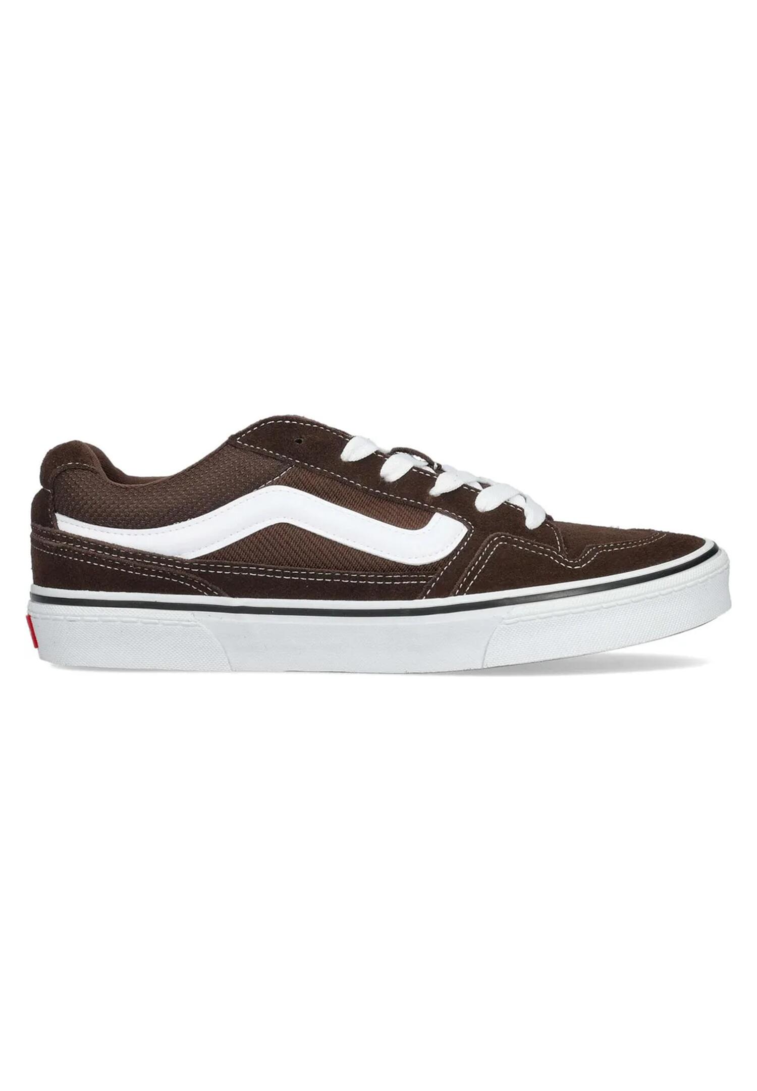 Chaussures pour hommes Vans Caldrone en daim Marron 2/4