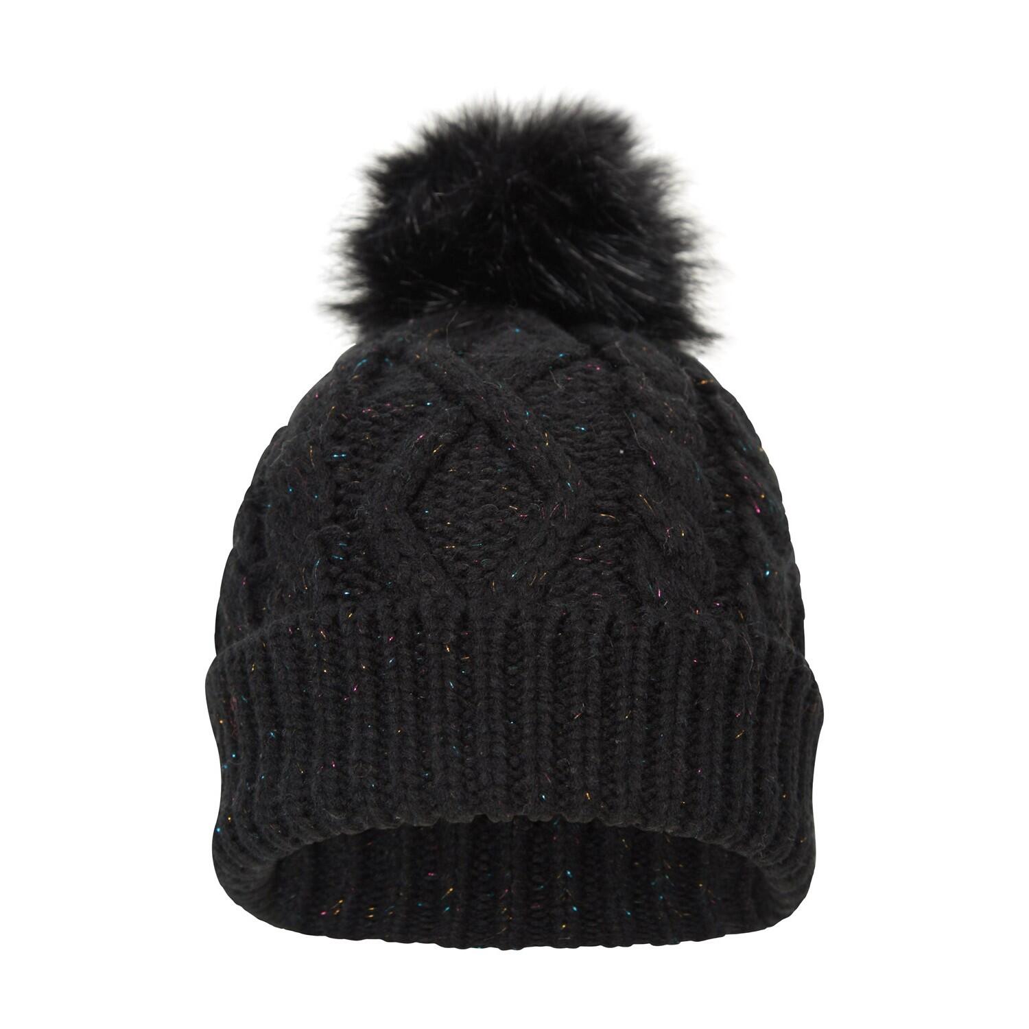 MOUNTAIN WAREHOUSE Womens/Ladies Storm Waterproof Beanie (Black)
